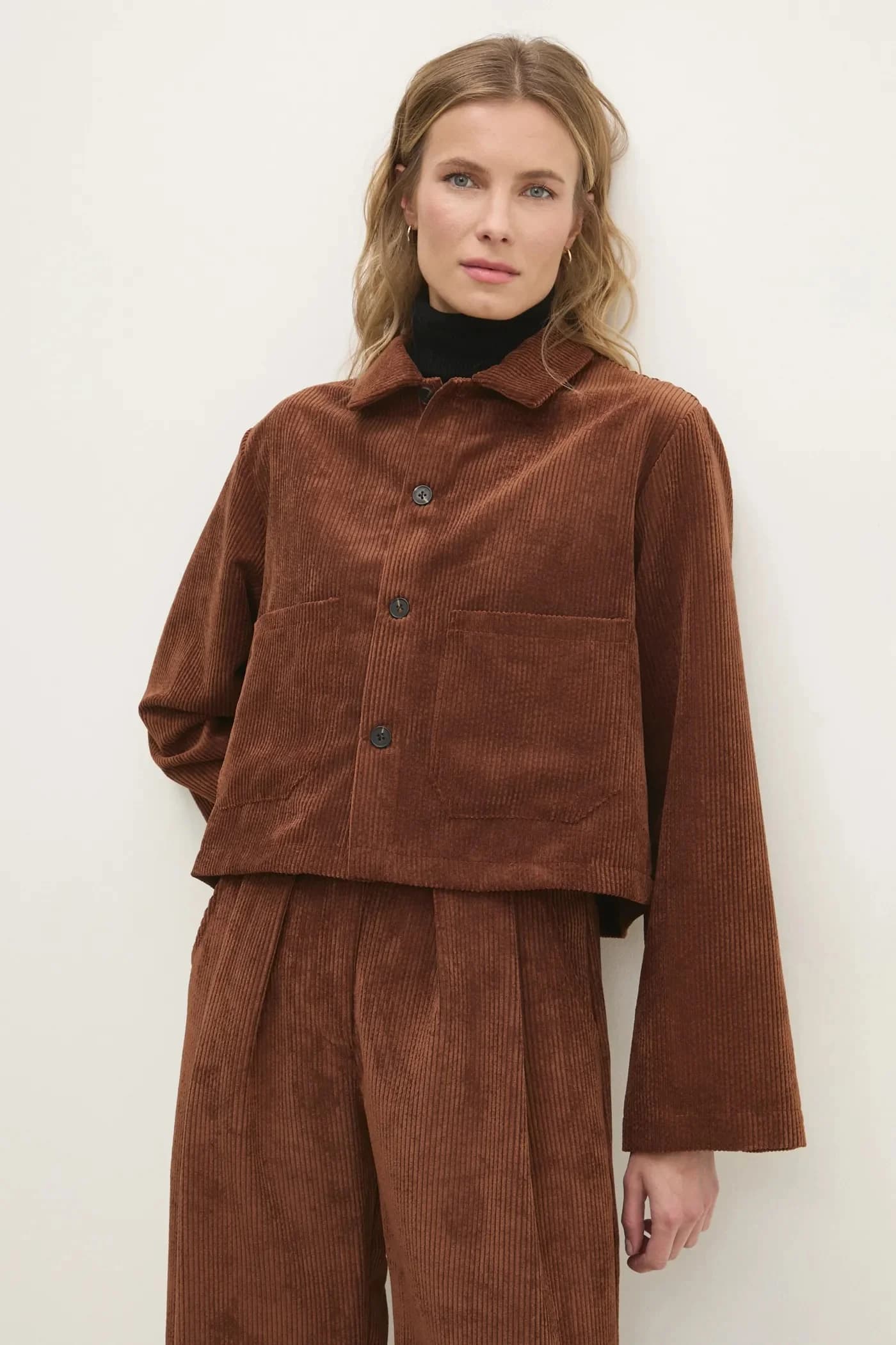 Вельветовая рубашка