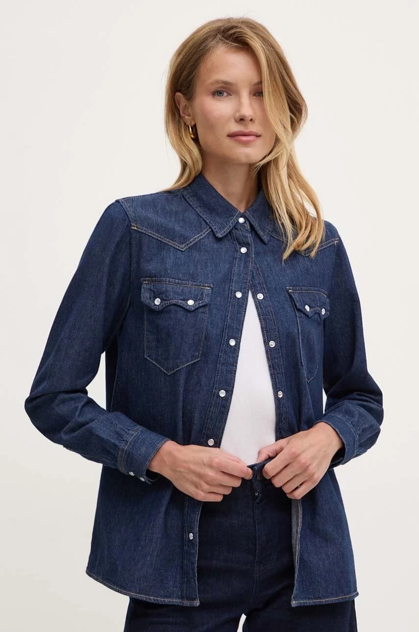 Джинсовая рубашка