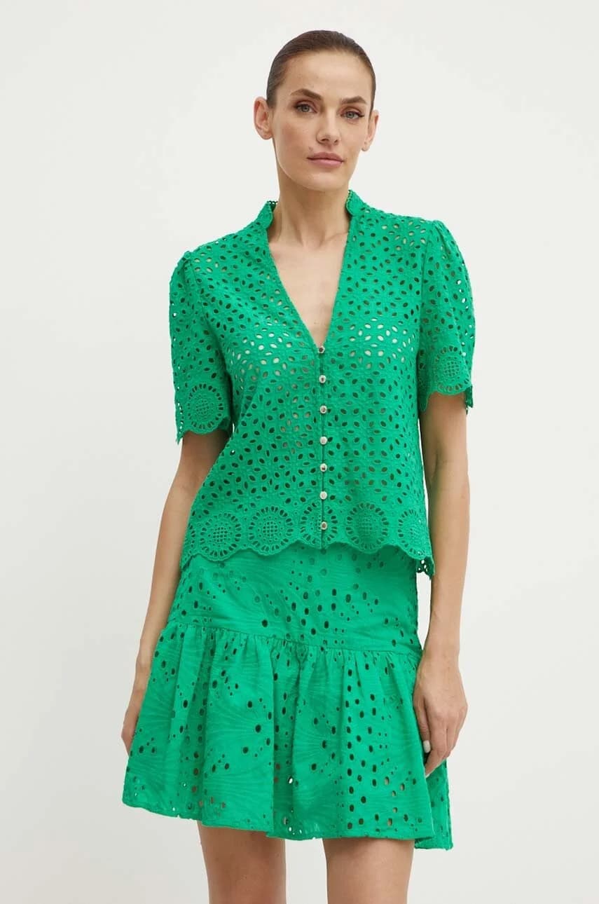 рубашка CFLAM из хлопка - фото 4