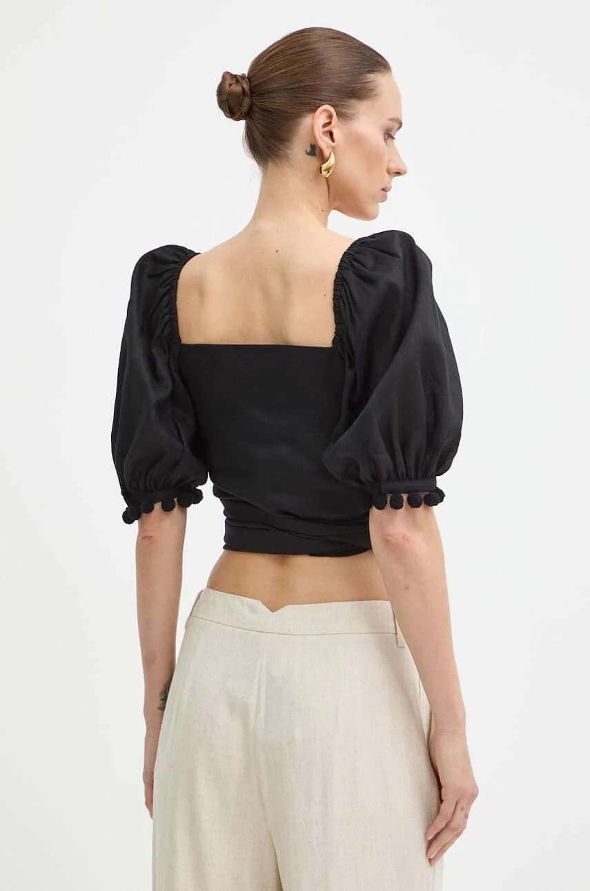 льняная рубашка RUNWAY COLLECTION - фото 3