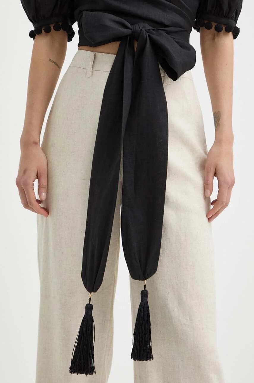 льняная рубашка RUNWAY COLLECTION - фото 5