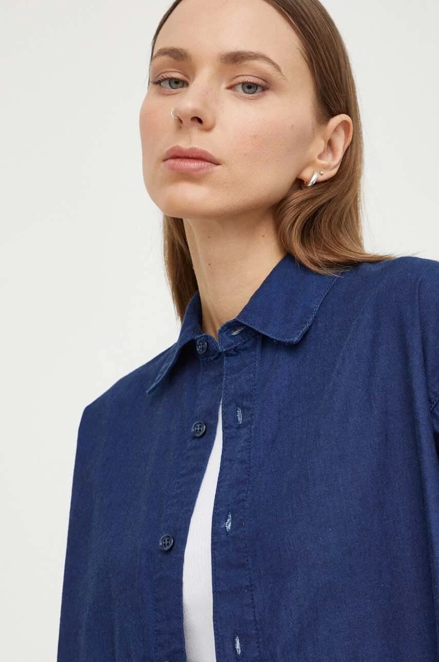 Хлопковая рубашка - фото 4