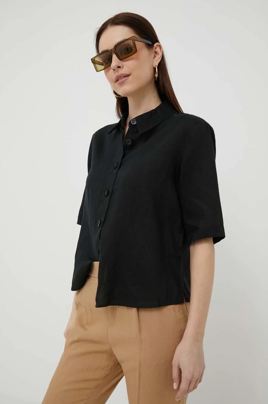 Льняная рубашка