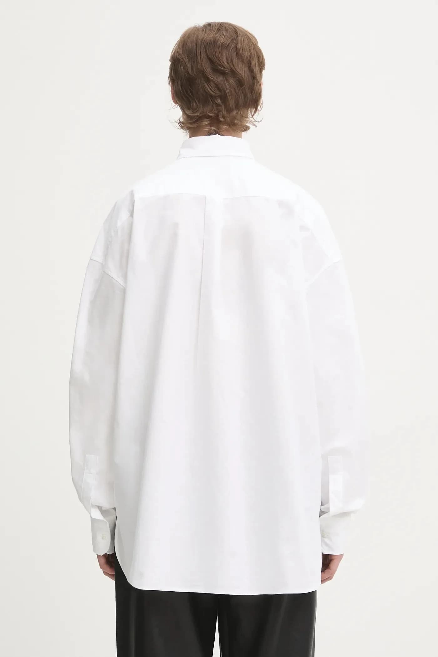 Рубашка свободного кроя из хлопка с нашивкой Angel Patch - фото 3