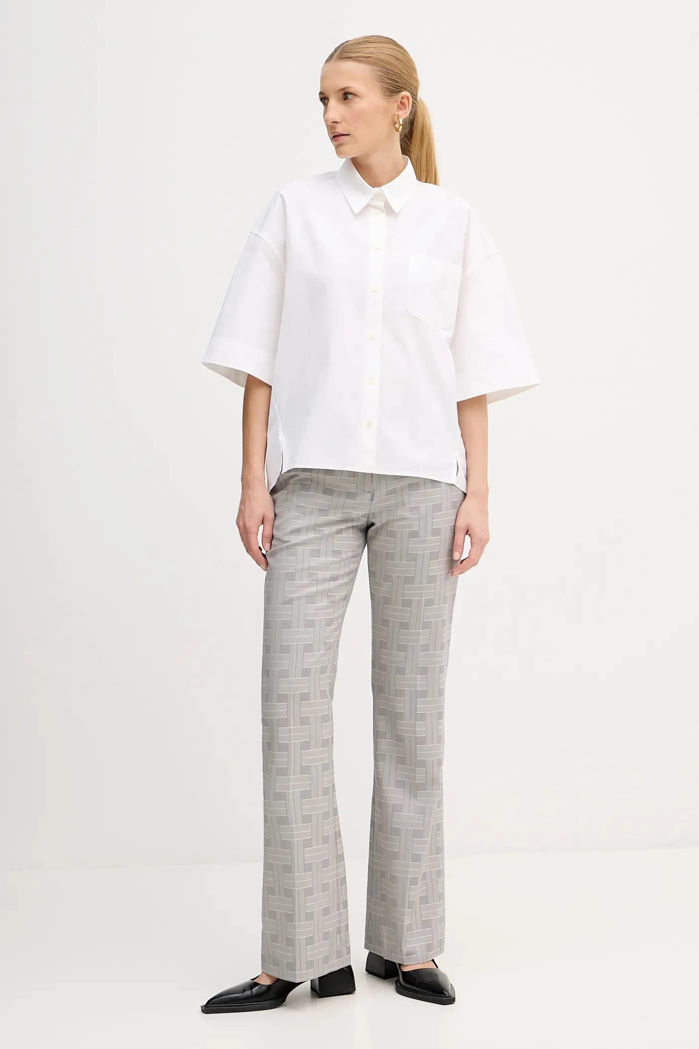 Хлопковая рубашка - фото 2