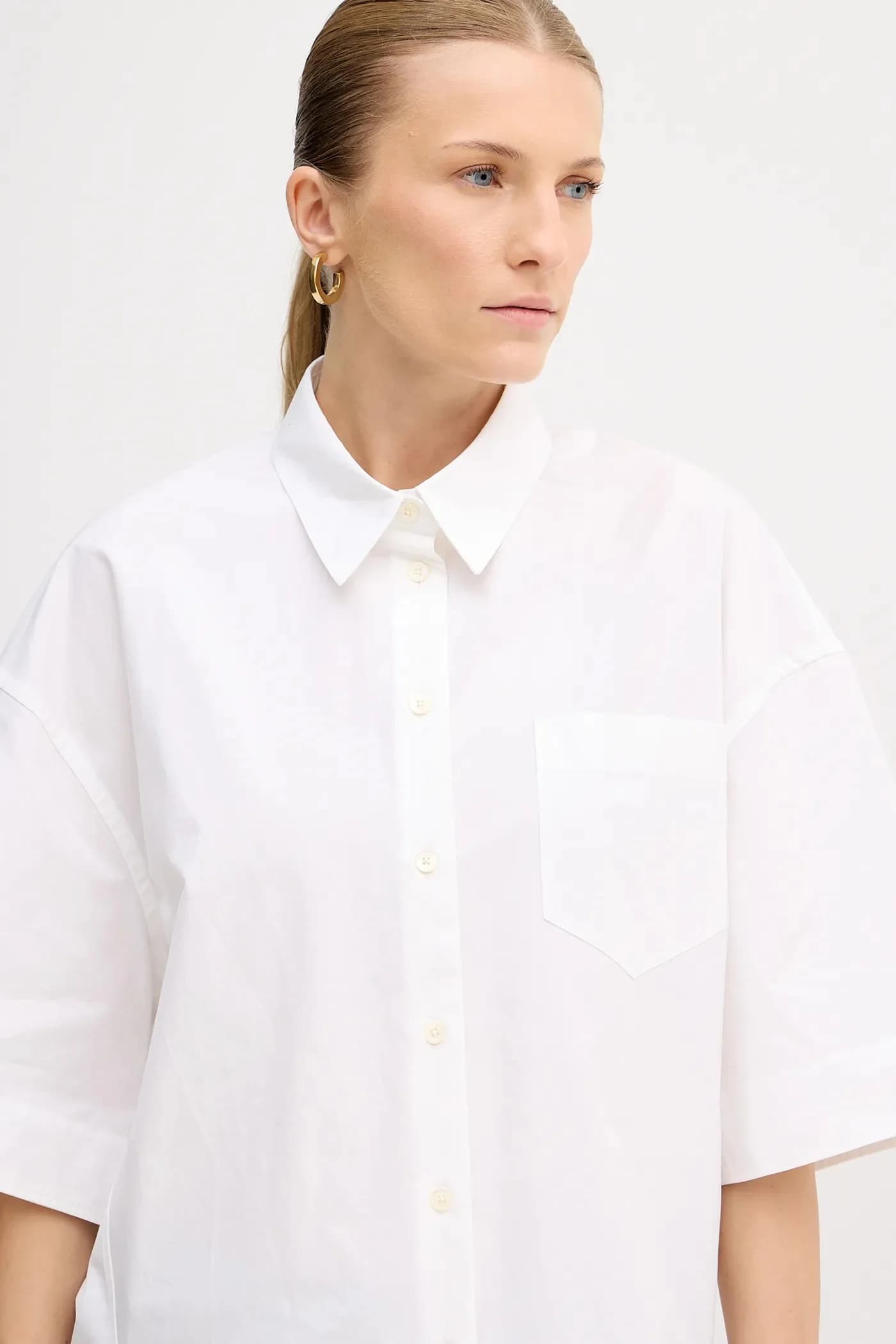 Хлопковая рубашка - фото 4