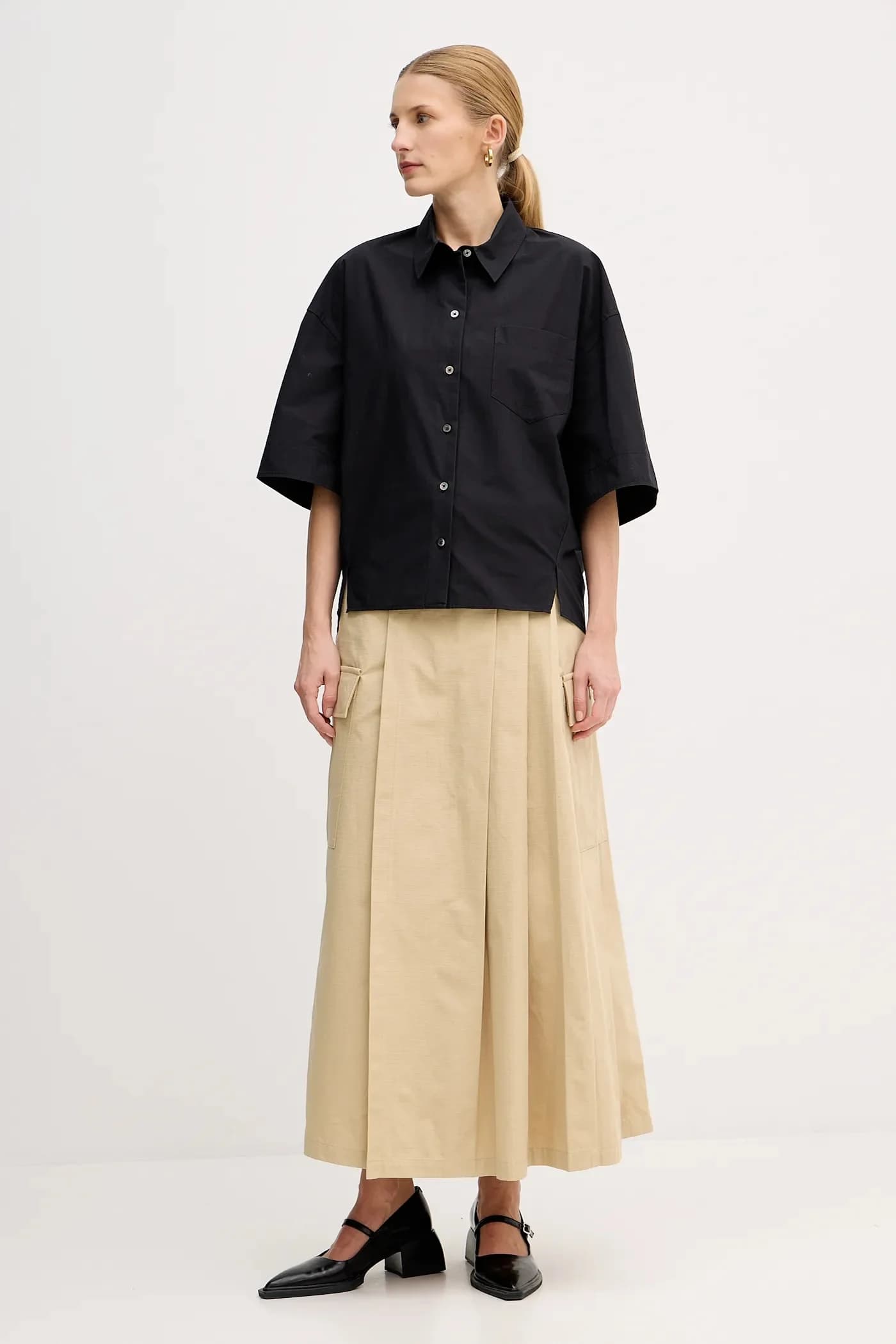 Хлопковая рубашка - фото 2