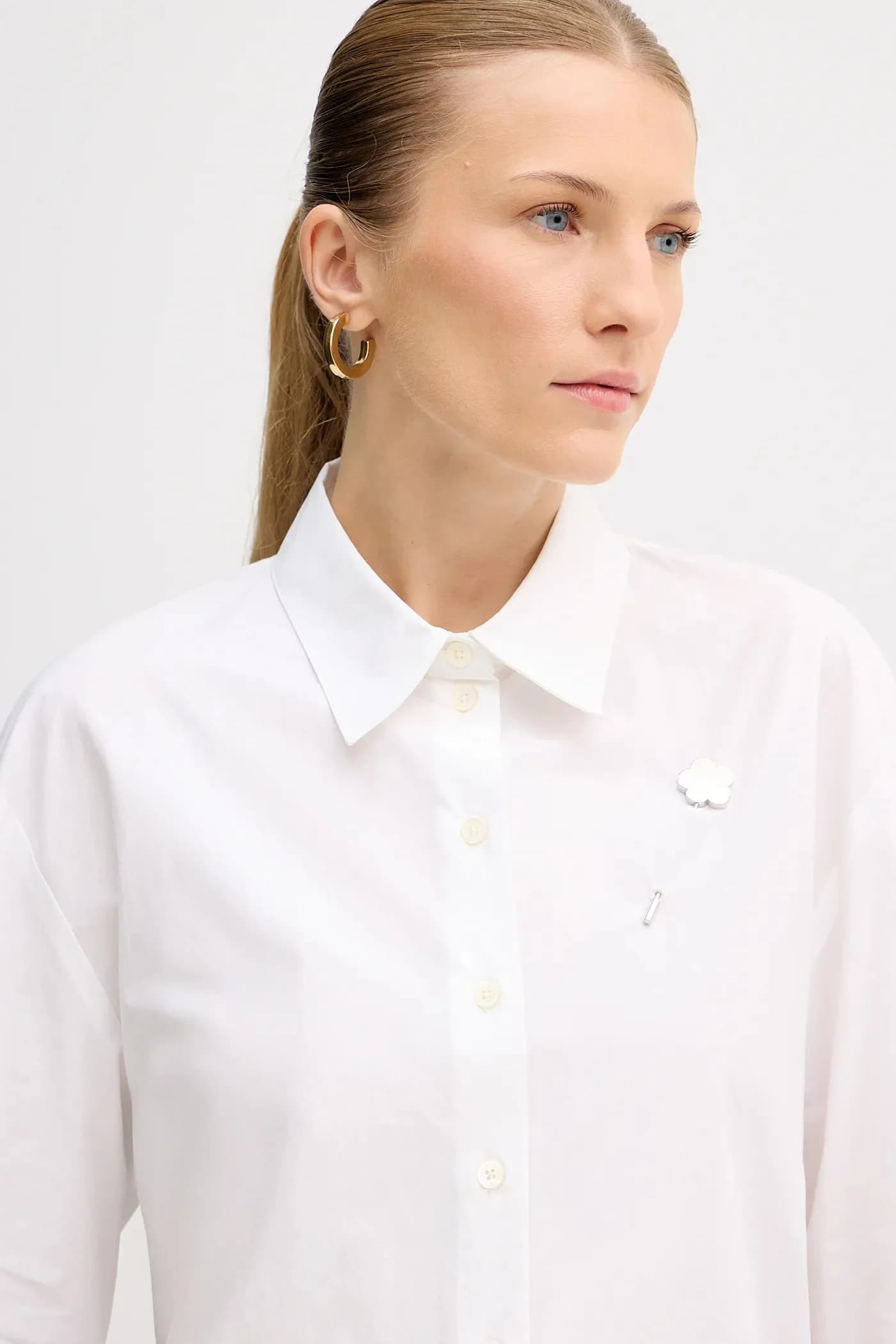 Хлопковая рубашка - фото 4