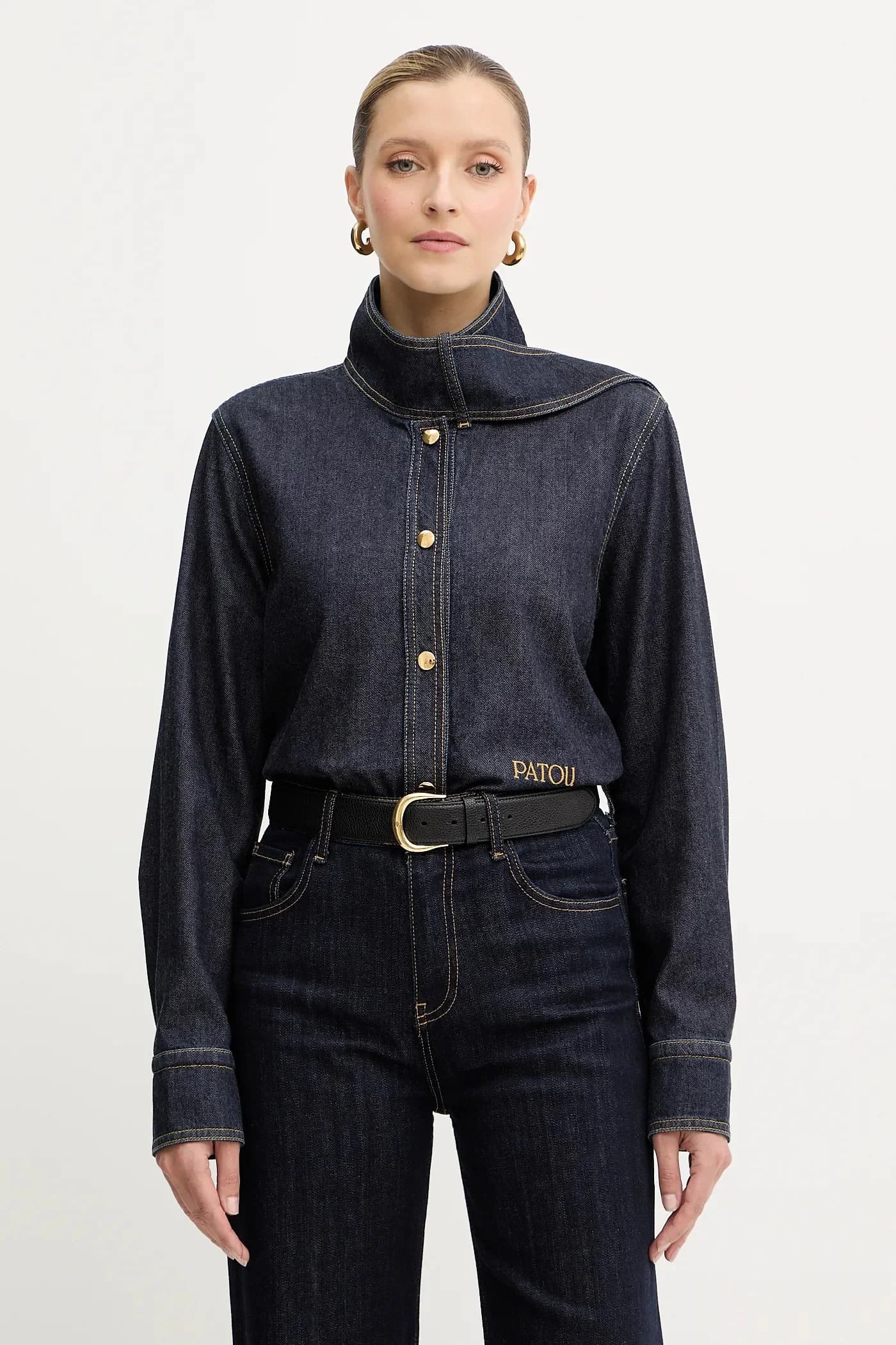 Джинсовая рубашка