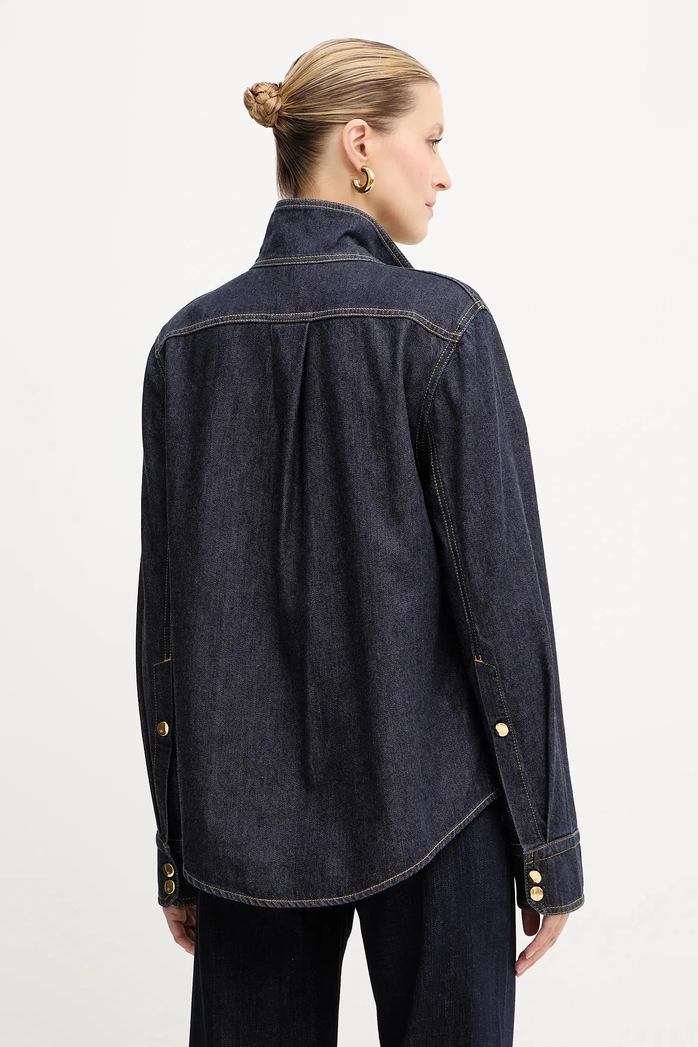 Джинсовая рубашка - фото 3