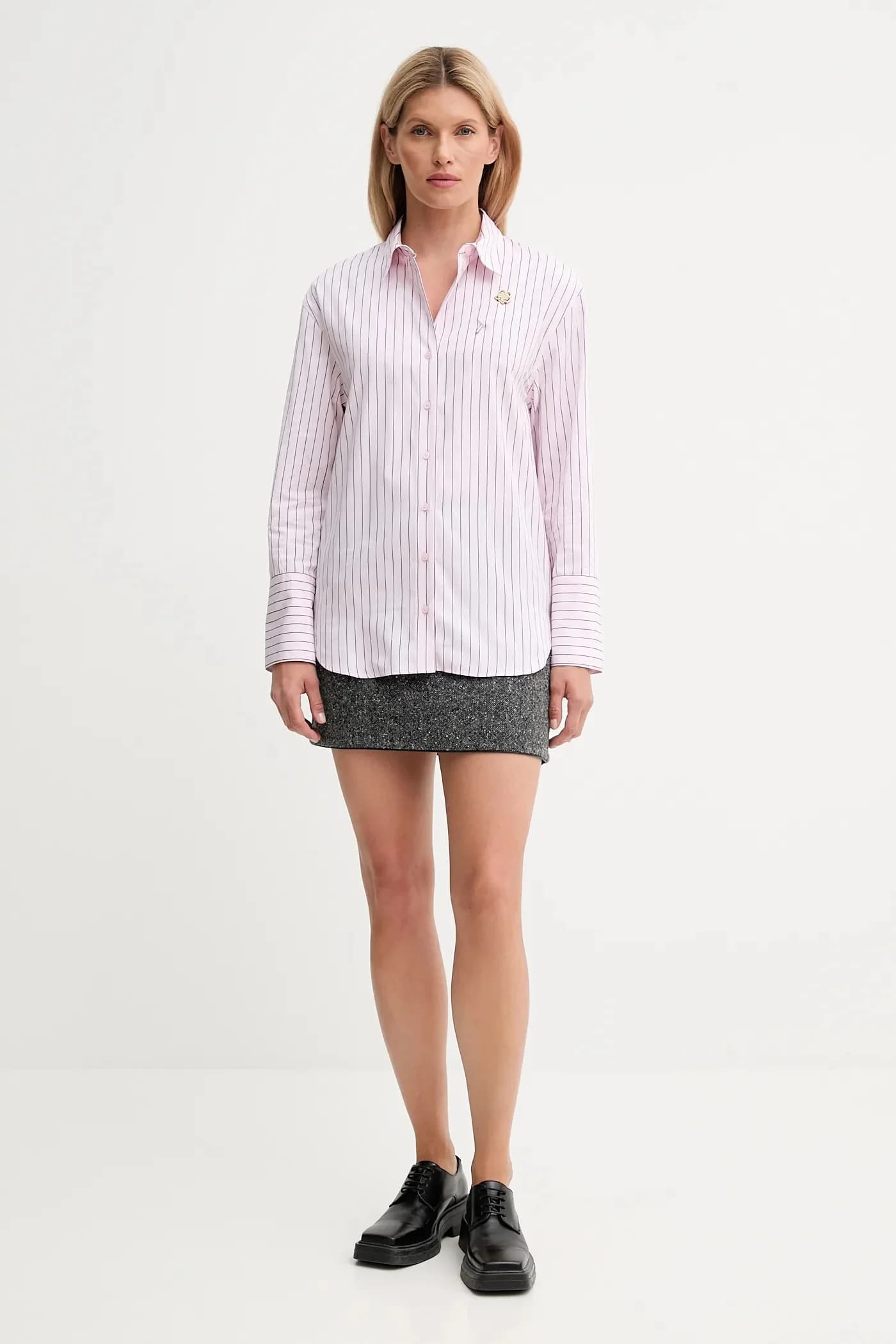 Хлопковая рубашка - фото 2