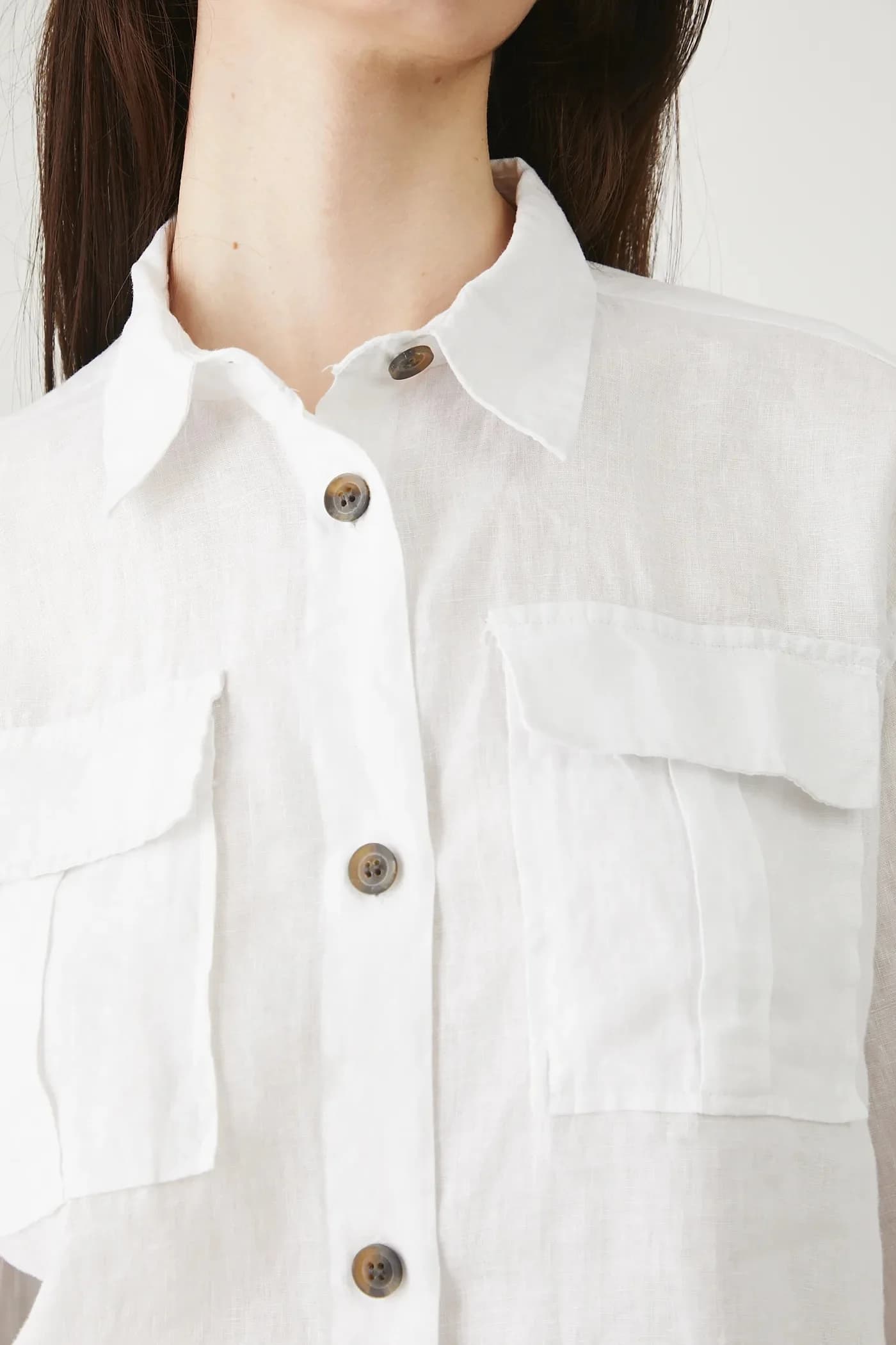 Льняная рубашка - фото 5