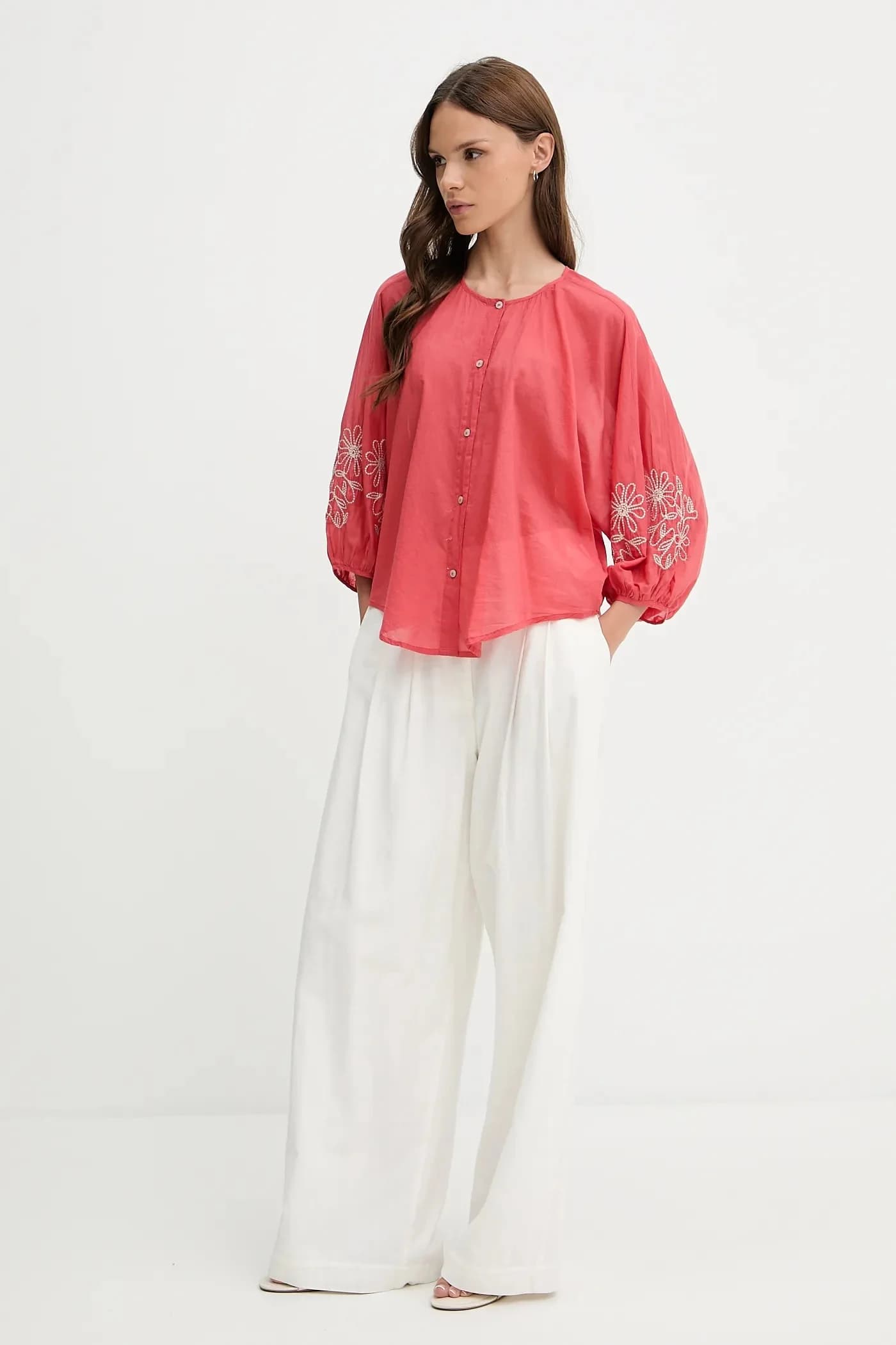 Хлопковая рубашка - фото 2