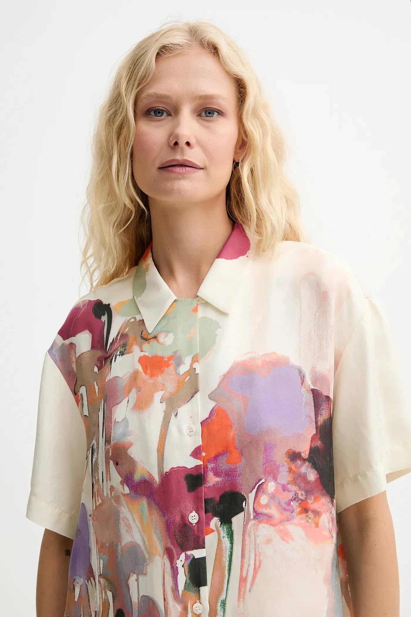 шелковая рубашка PIANE - фото 4