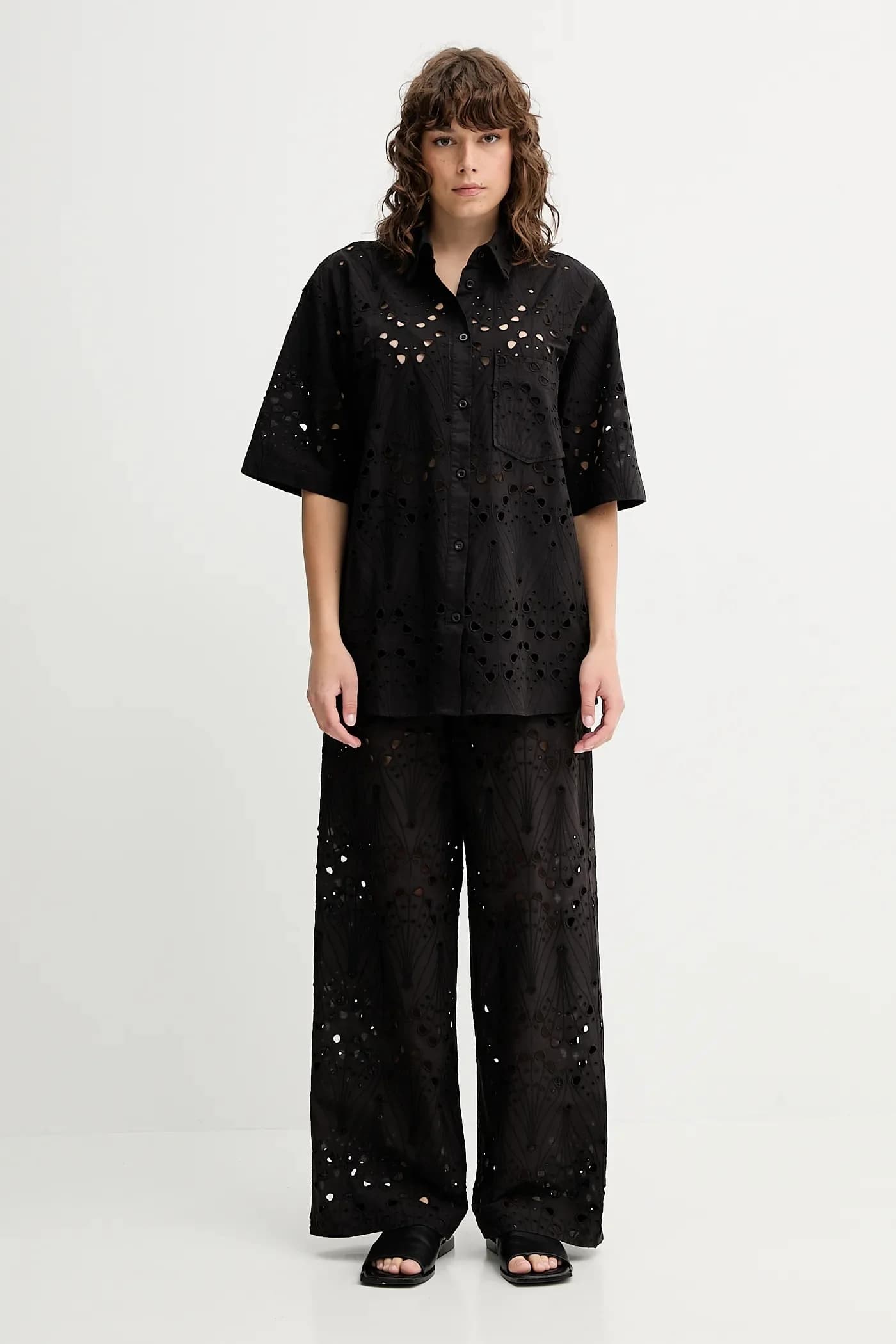 Хлопковая рубашка - фото 2