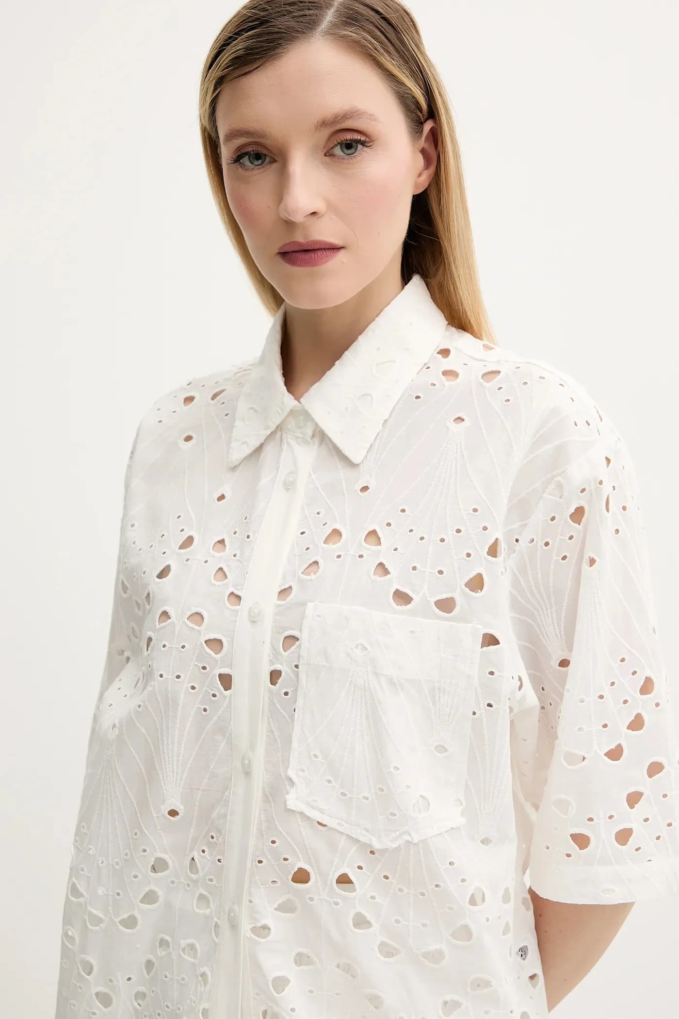 Хлопковая рубашка - фото 4