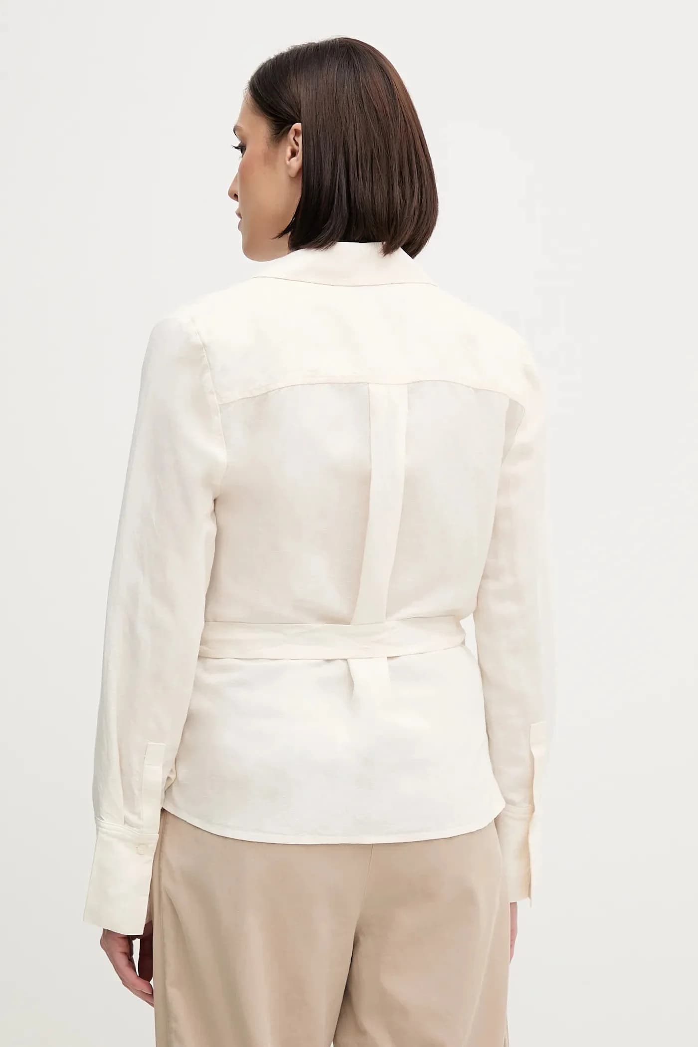 Льняная рубашка - фото 3