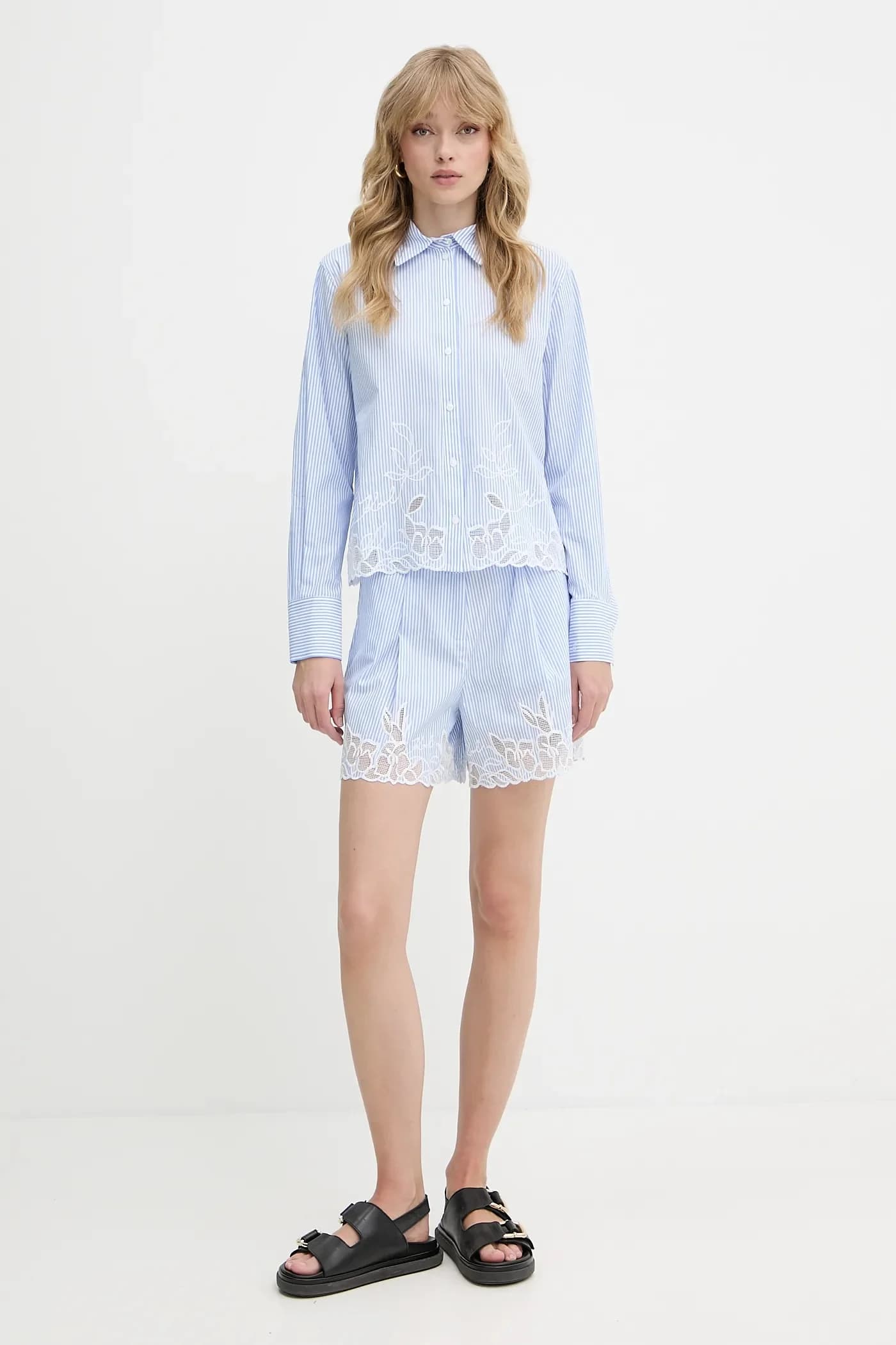 Хлопковая рубашка - фото 2