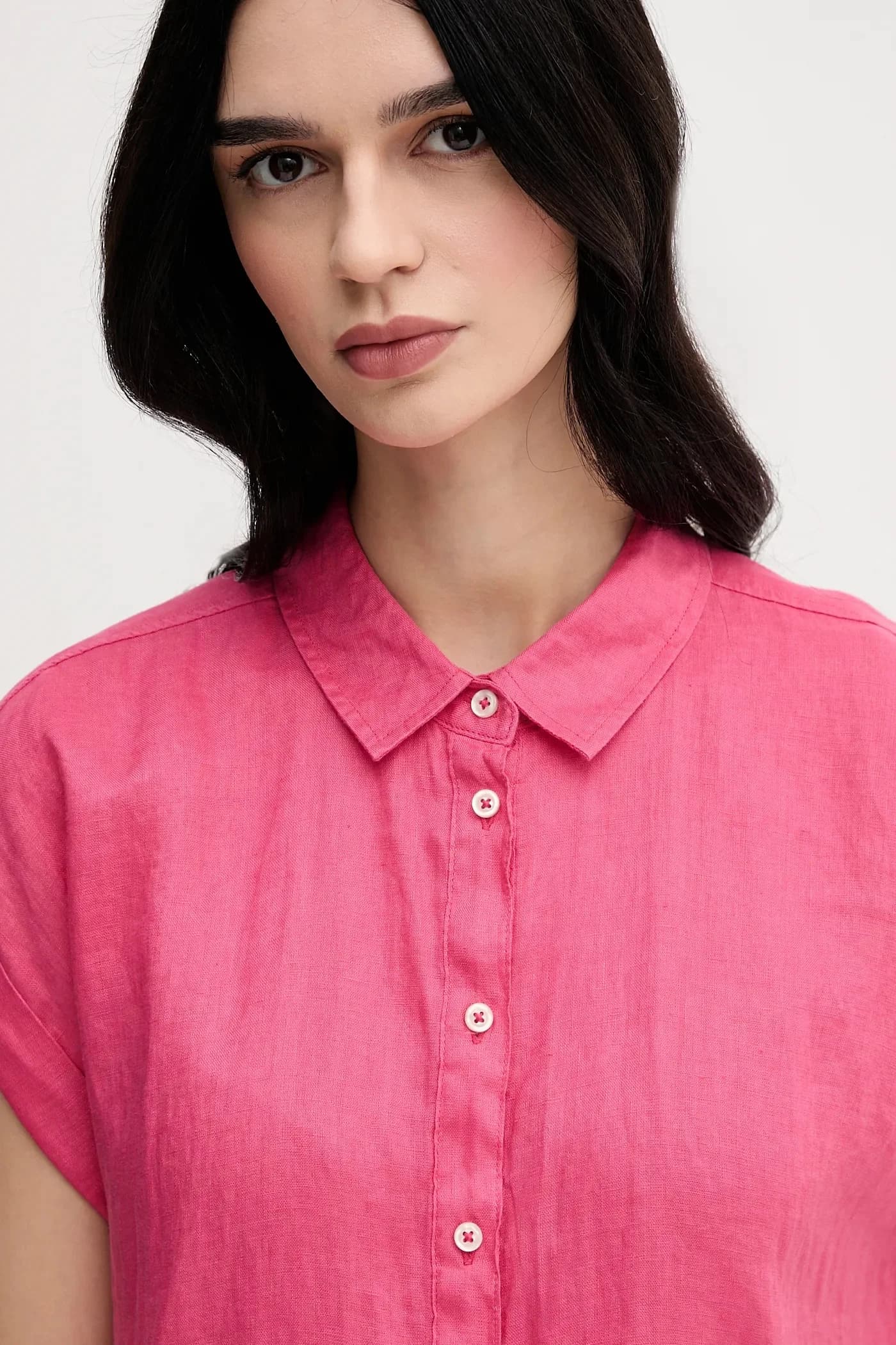 Льняная рубашка - фото 3