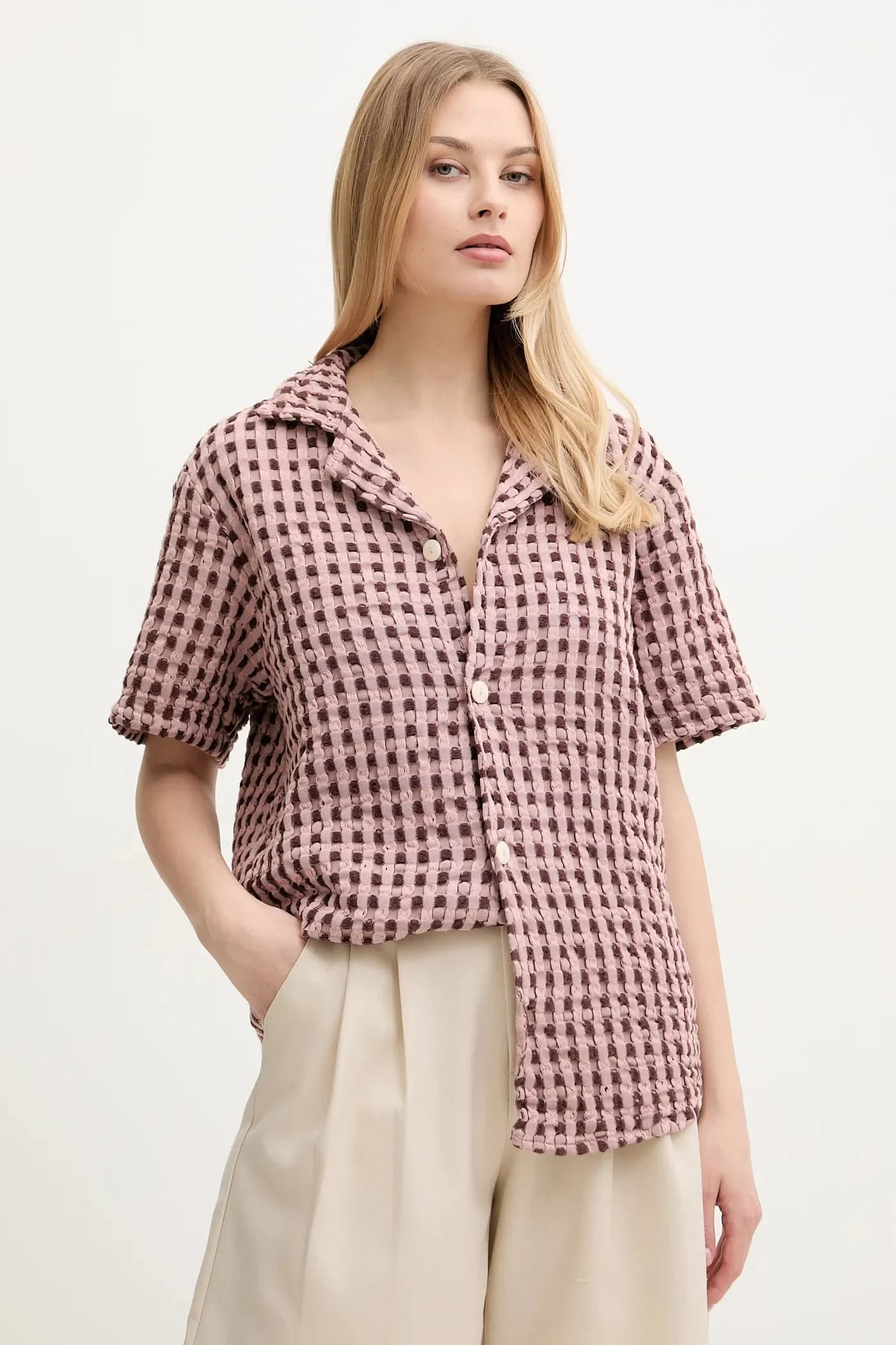 Хлопковая рубашка - фото 3