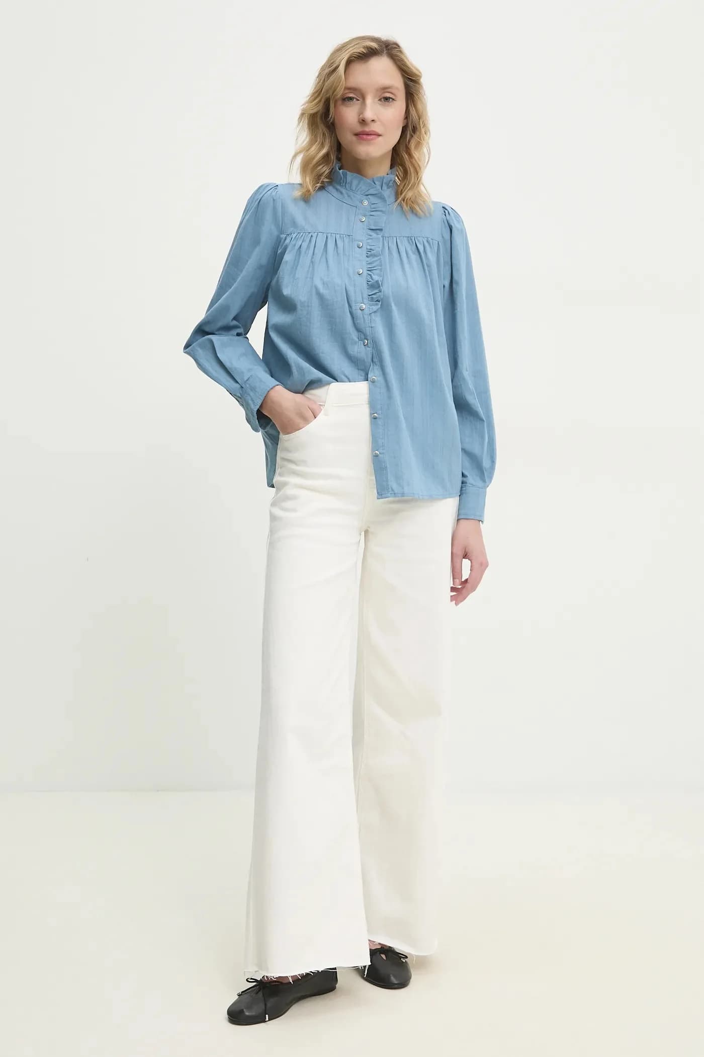 Хлопковая рубашка - фото 2