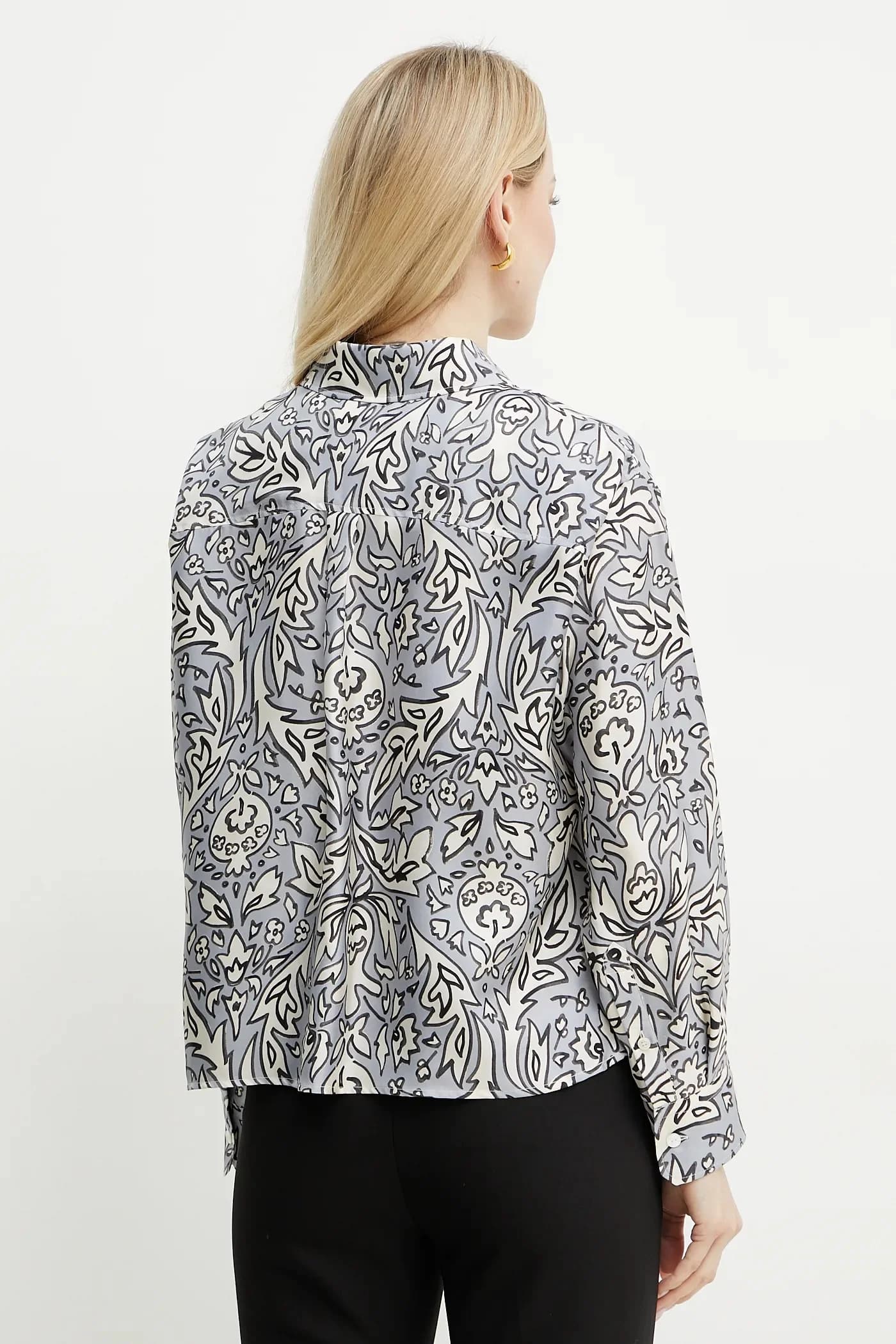 Шелковая рубашка - фото 3