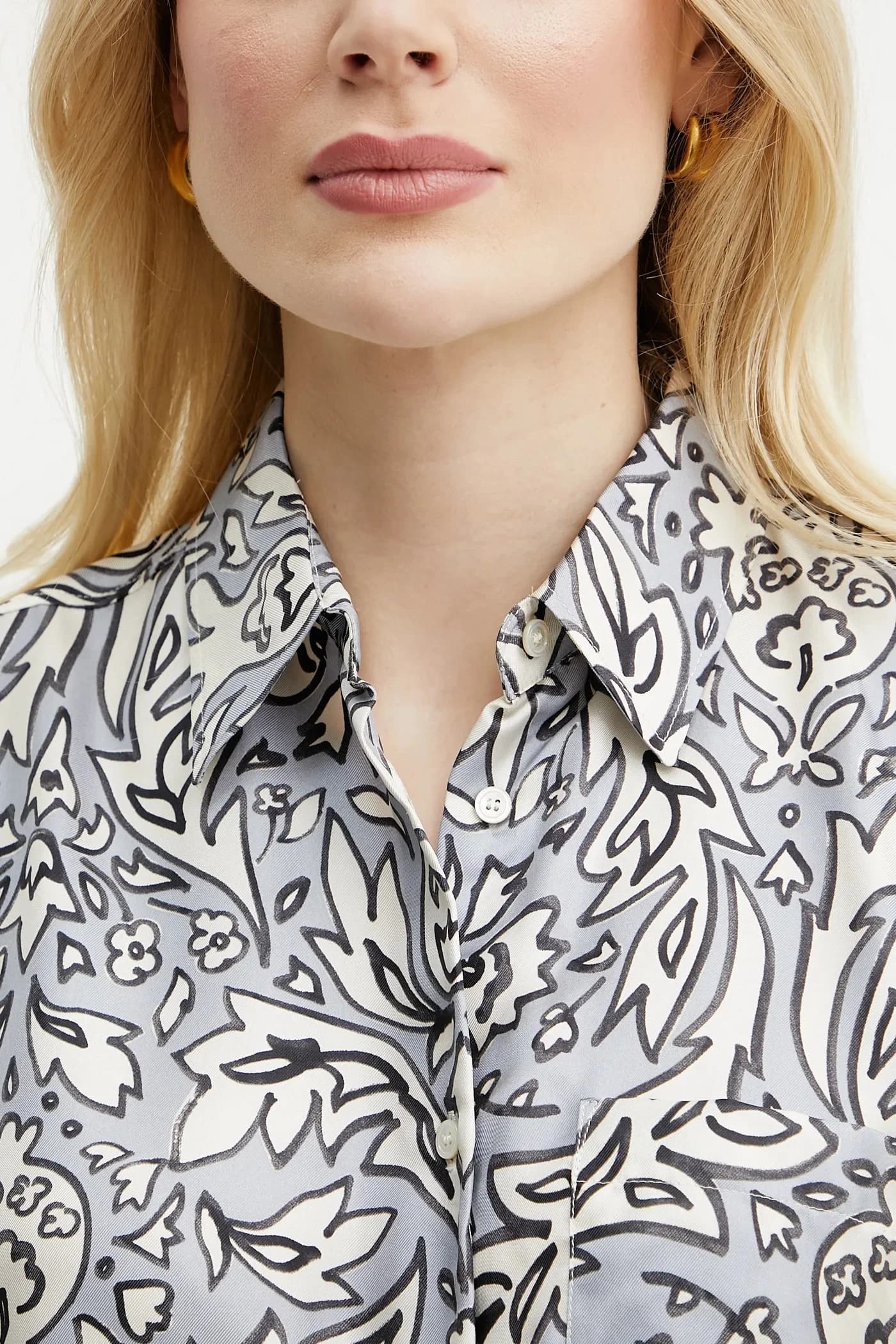 Шелковая рубашка - фото 5