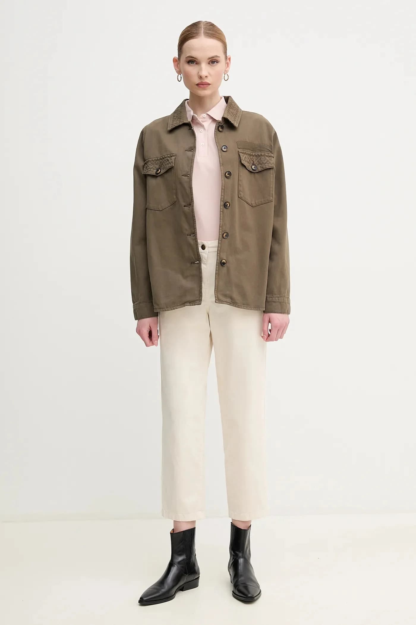 Хлопковая рубашка - фото 2