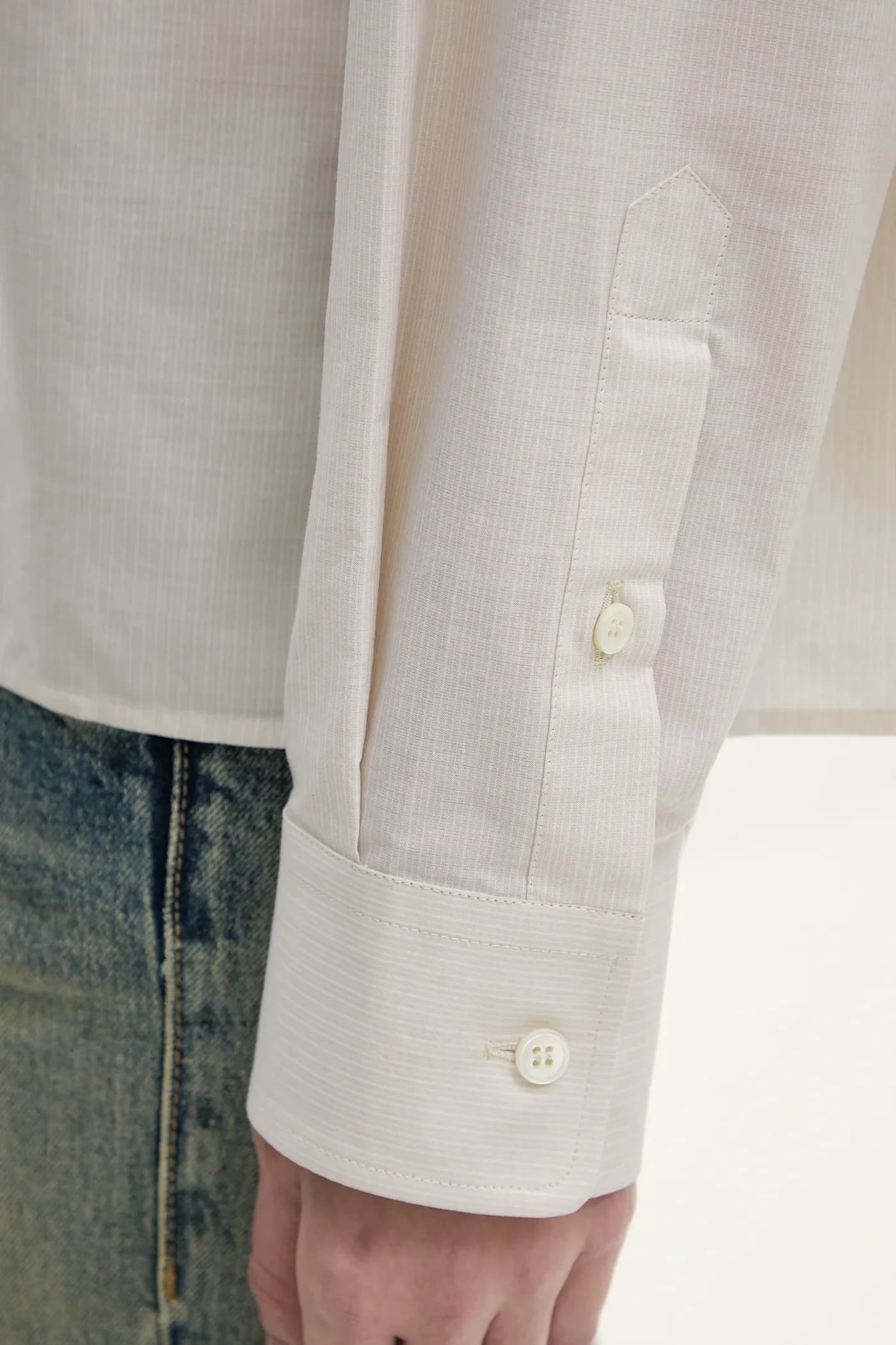 Хлопковая рубашка - фото 5