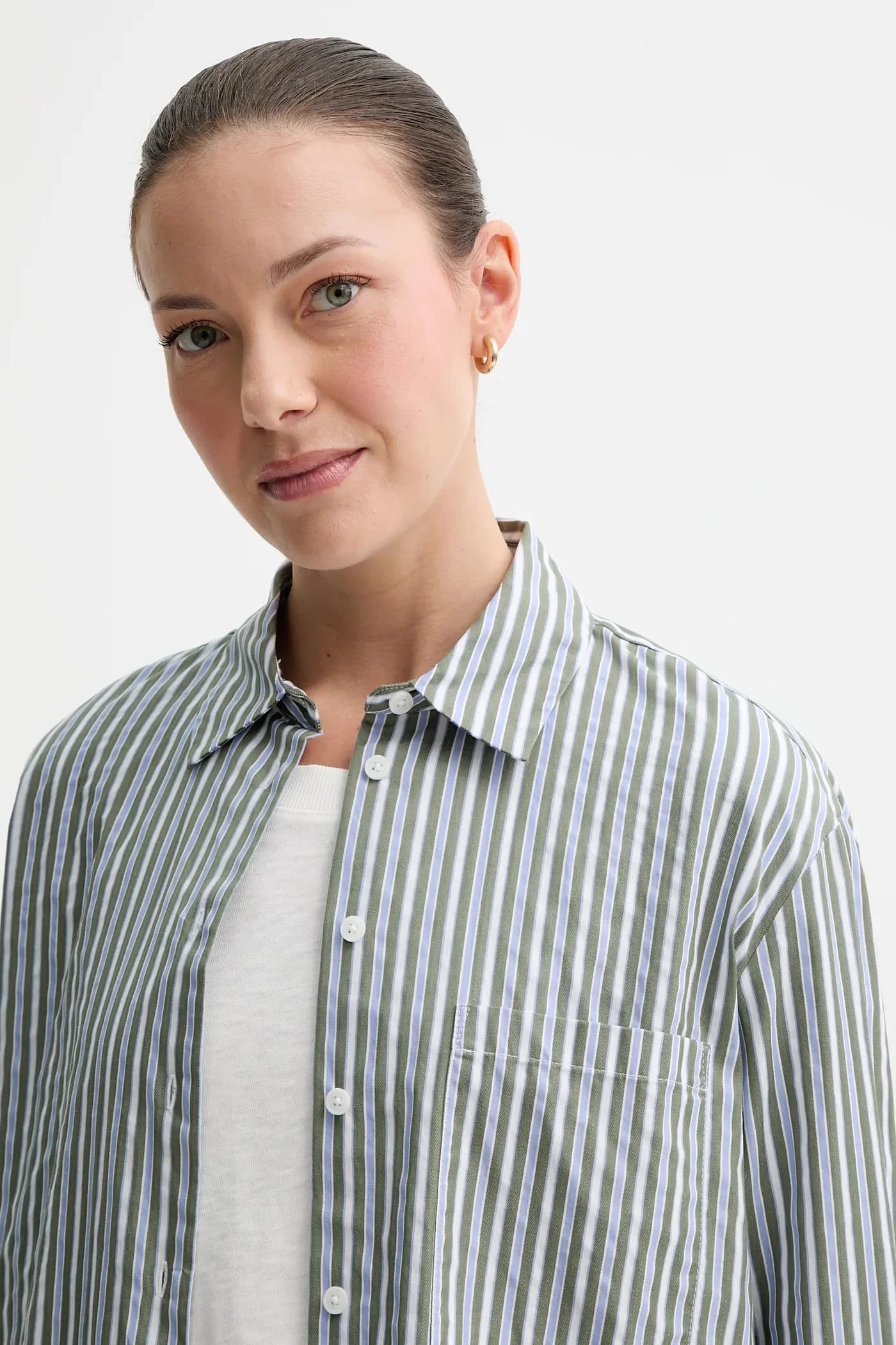 Хлопковая рубашка - фото 4