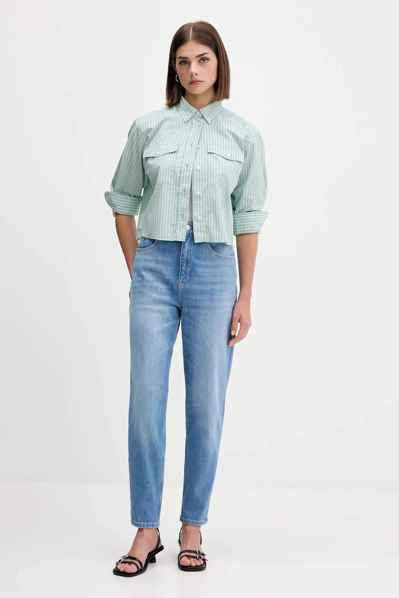 Хлопковая рубашка - фото 2