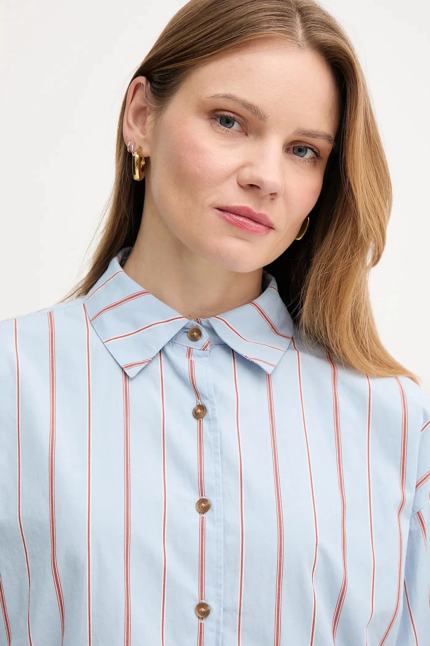 рубашка из хлопка SAFFRON - фото 4