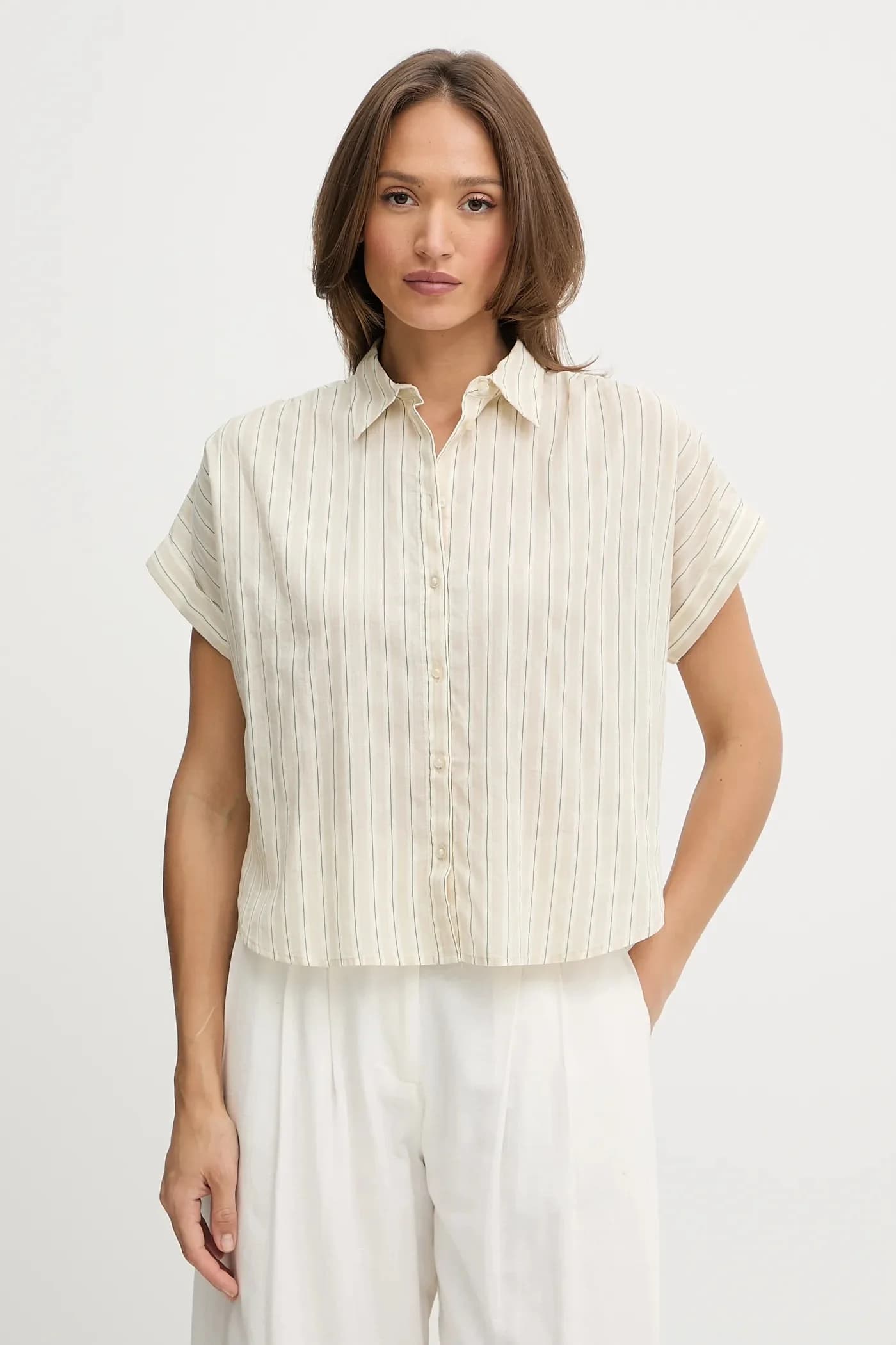 Рубашка из смесового льна