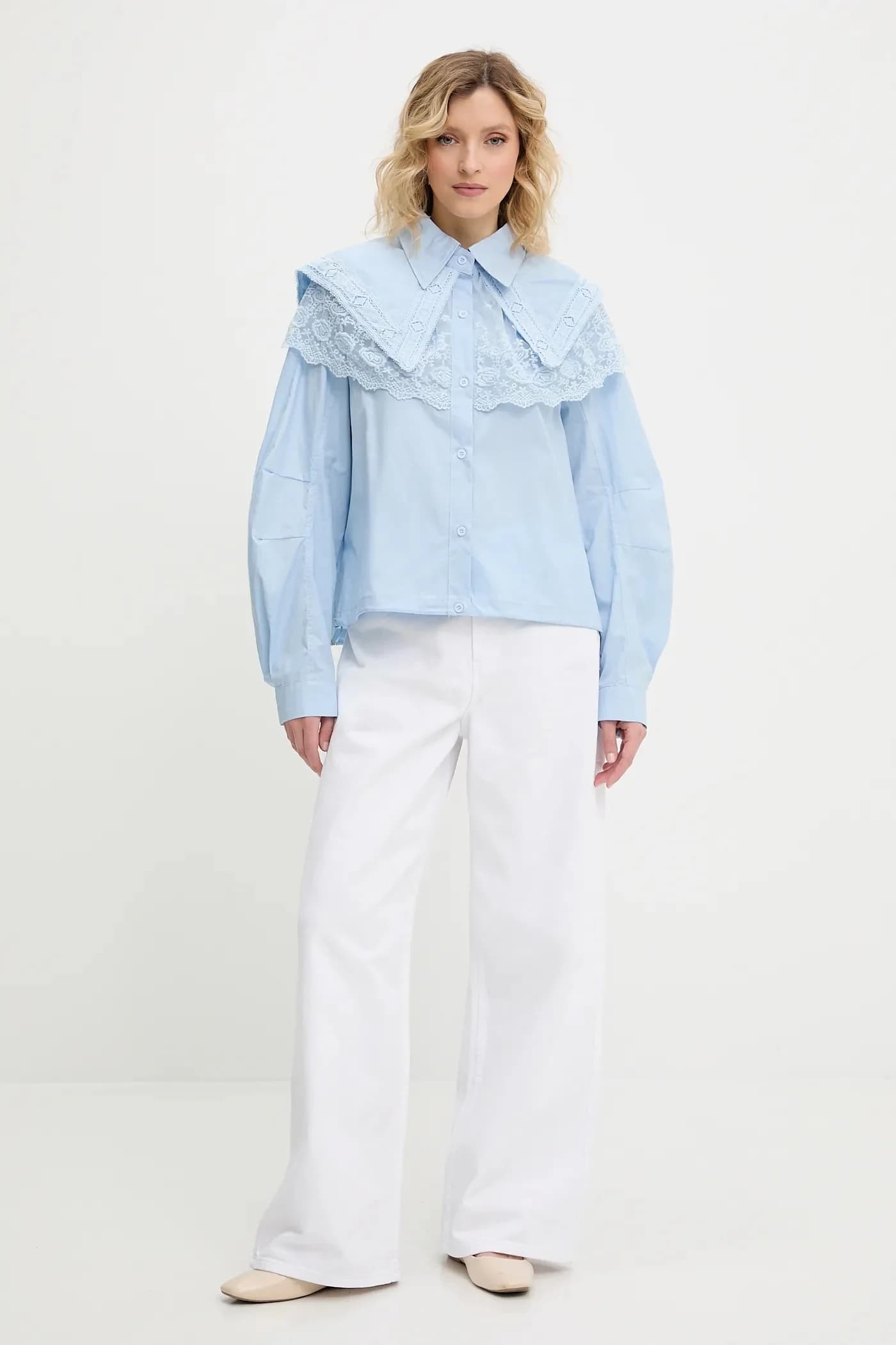 Хлопковая рубашка Answear.LAB - фото 2