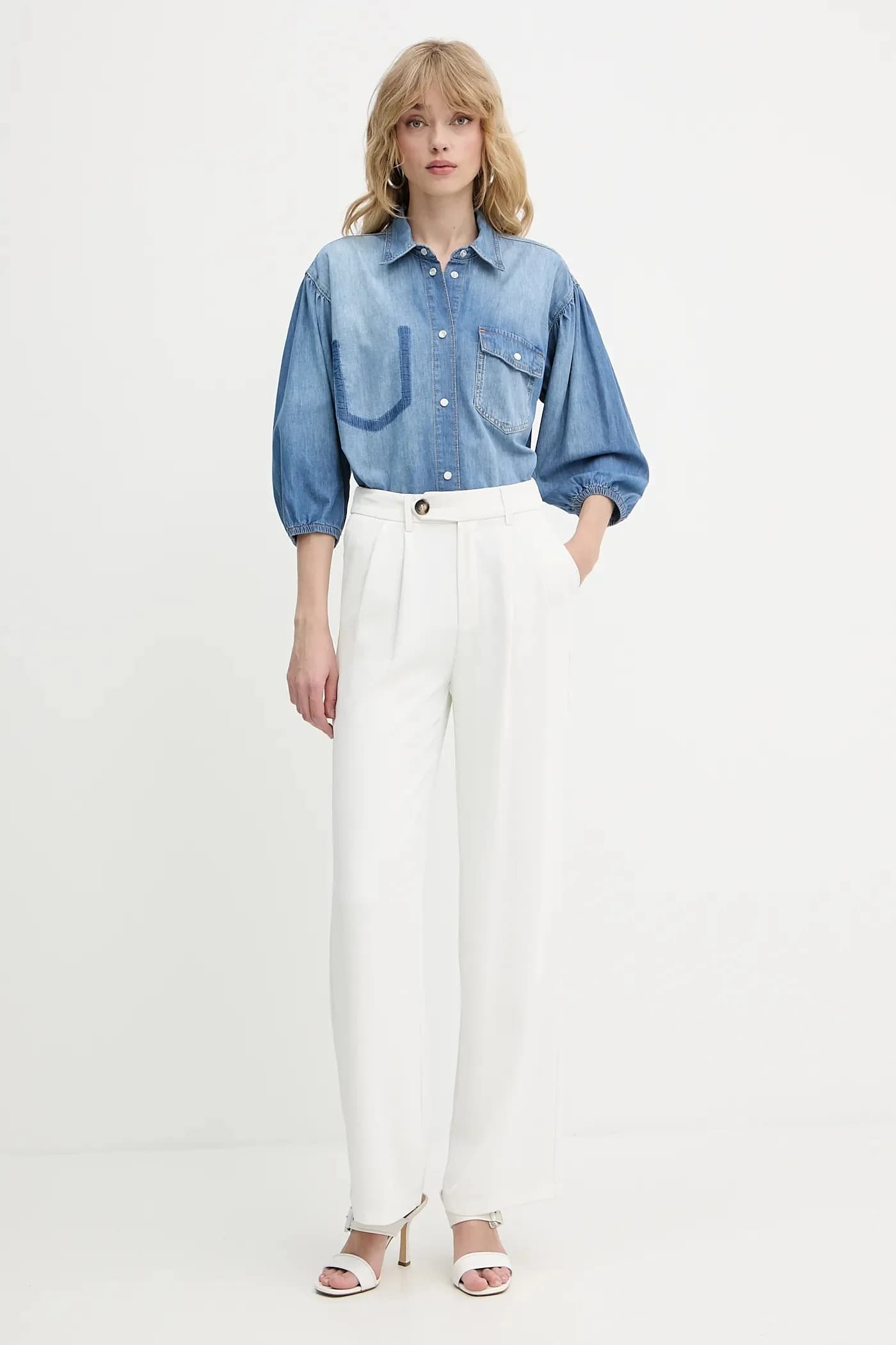 Джинсовая рубашка - фото 2