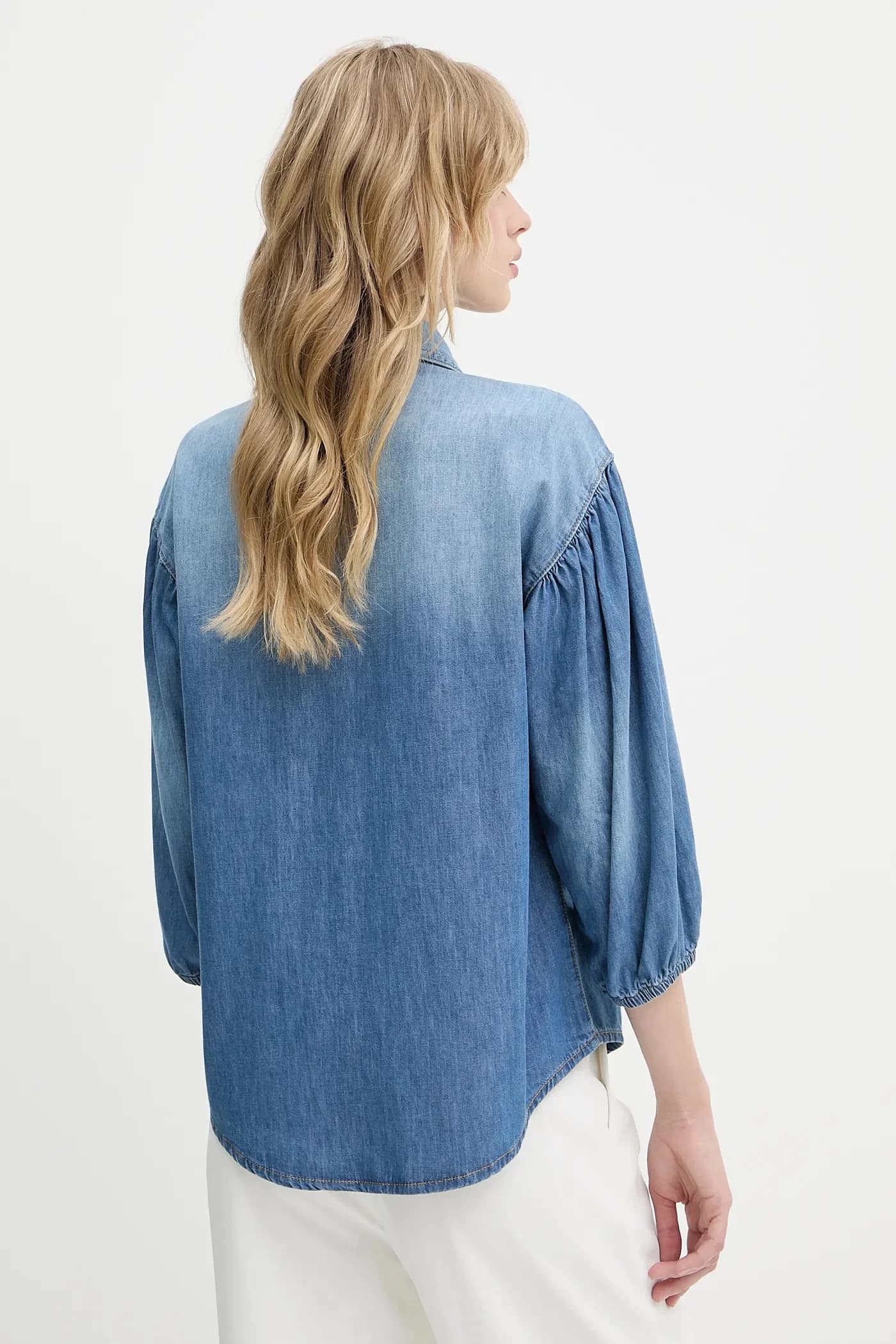 Джинсовая рубашка - фото 3