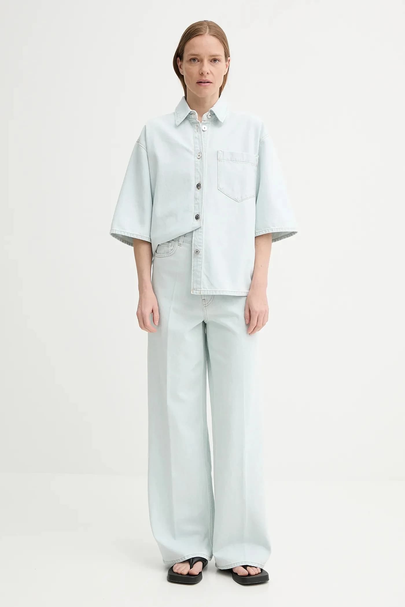 джинсовая рубашка ABBOTT - фото 2