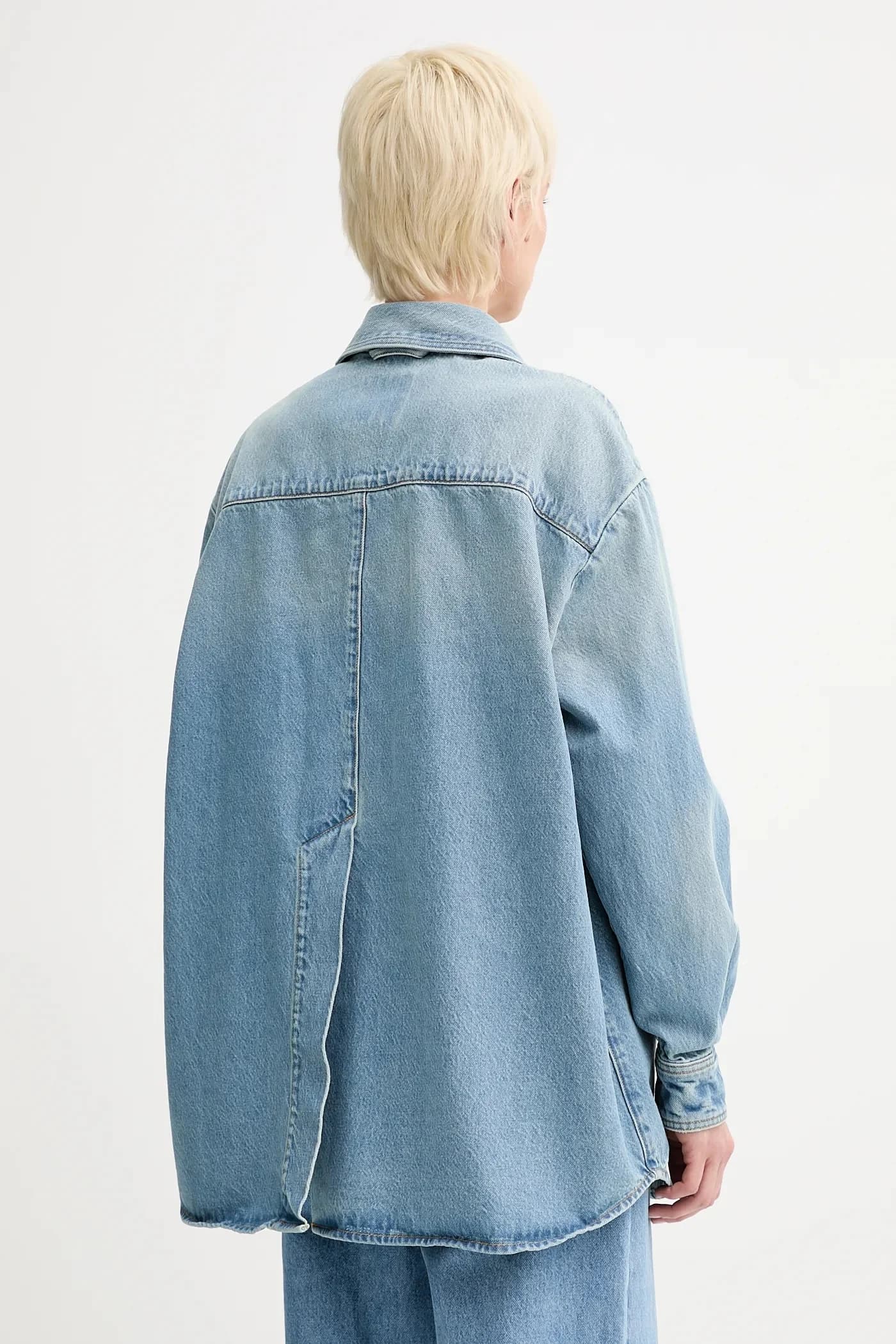 Джинсовая рубашка - фото 3