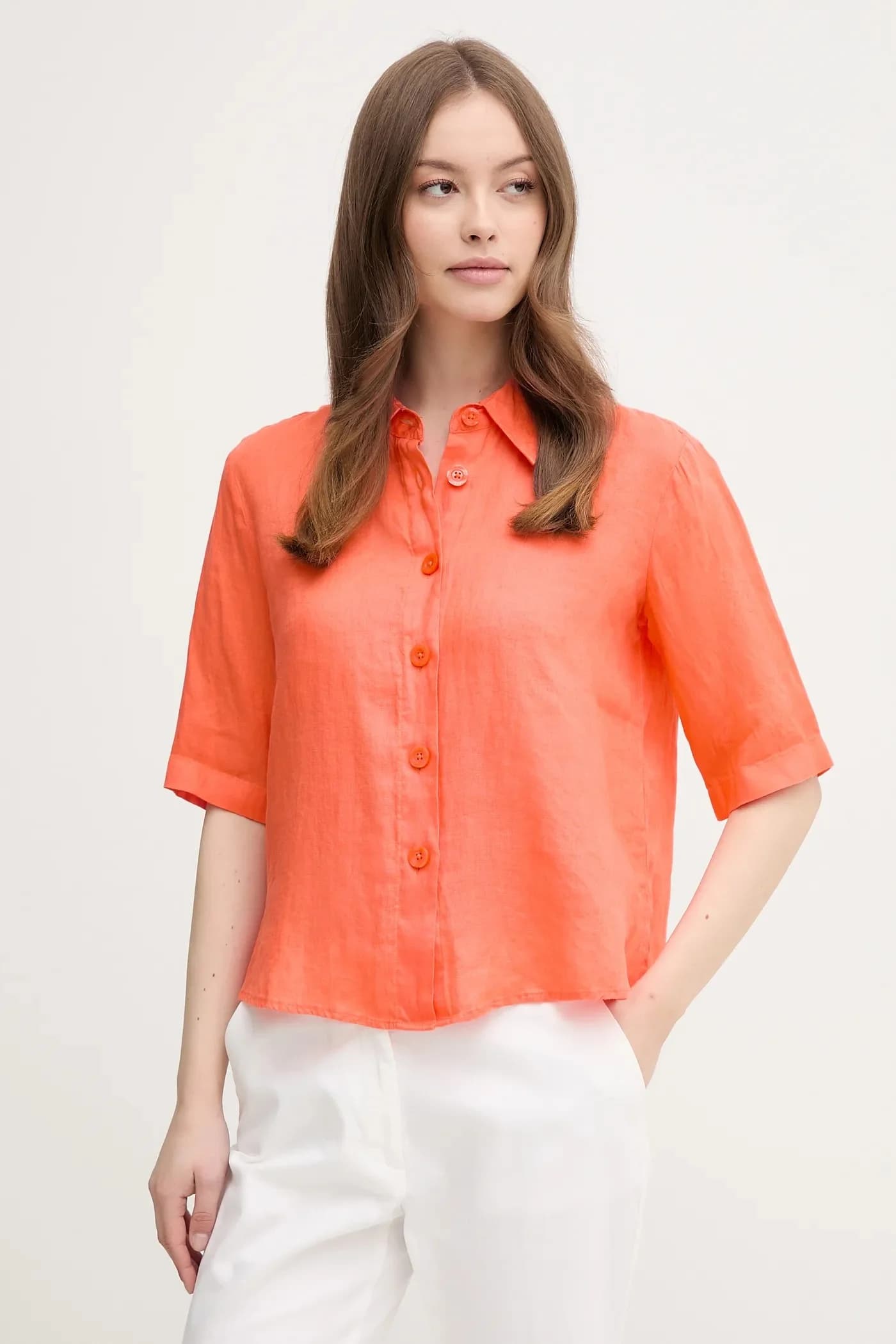 Льняная рубашка