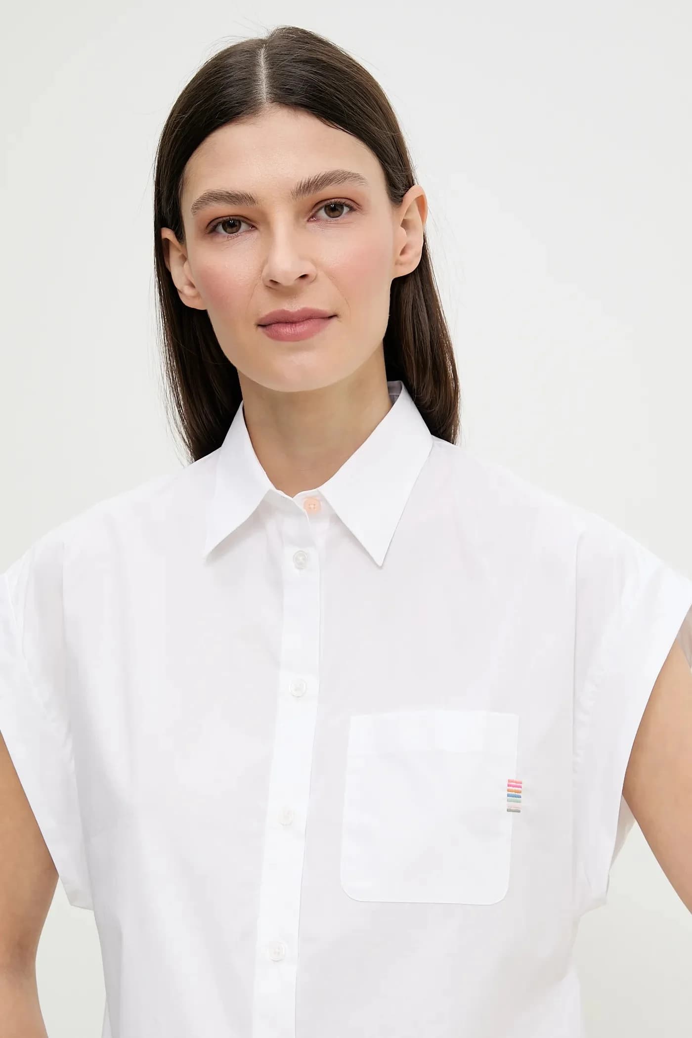 Хлопковая рубашка - фото 4