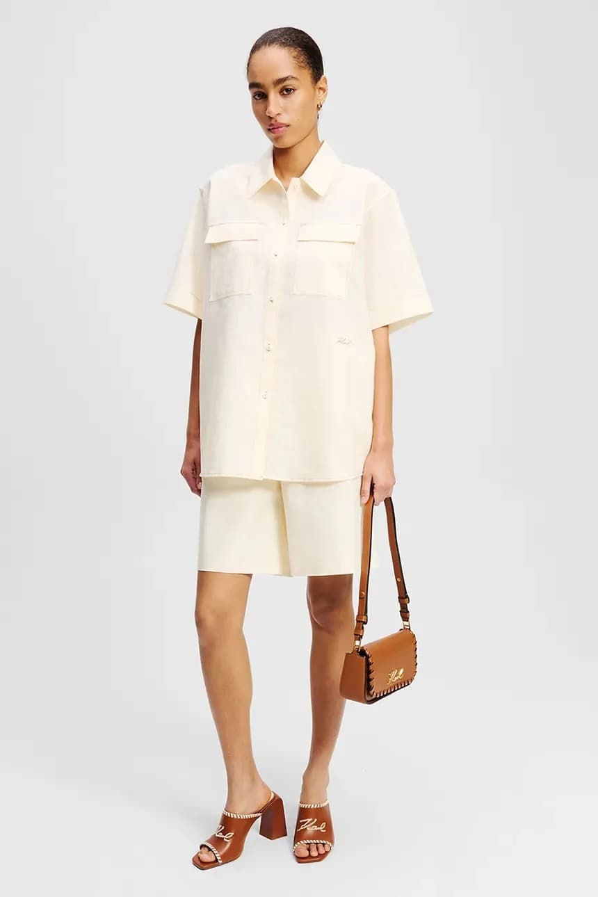 Льняная рубашка - фото 4