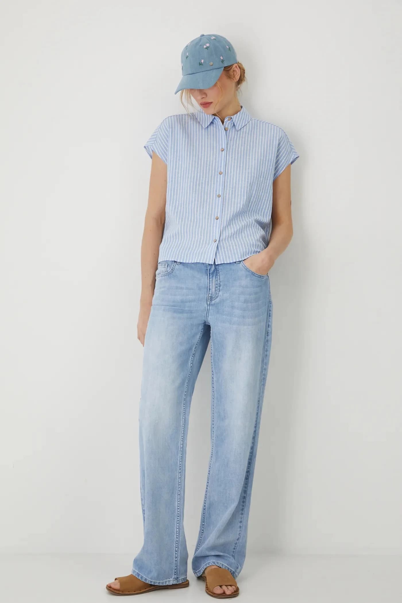 Льняная рубашка - фото 2