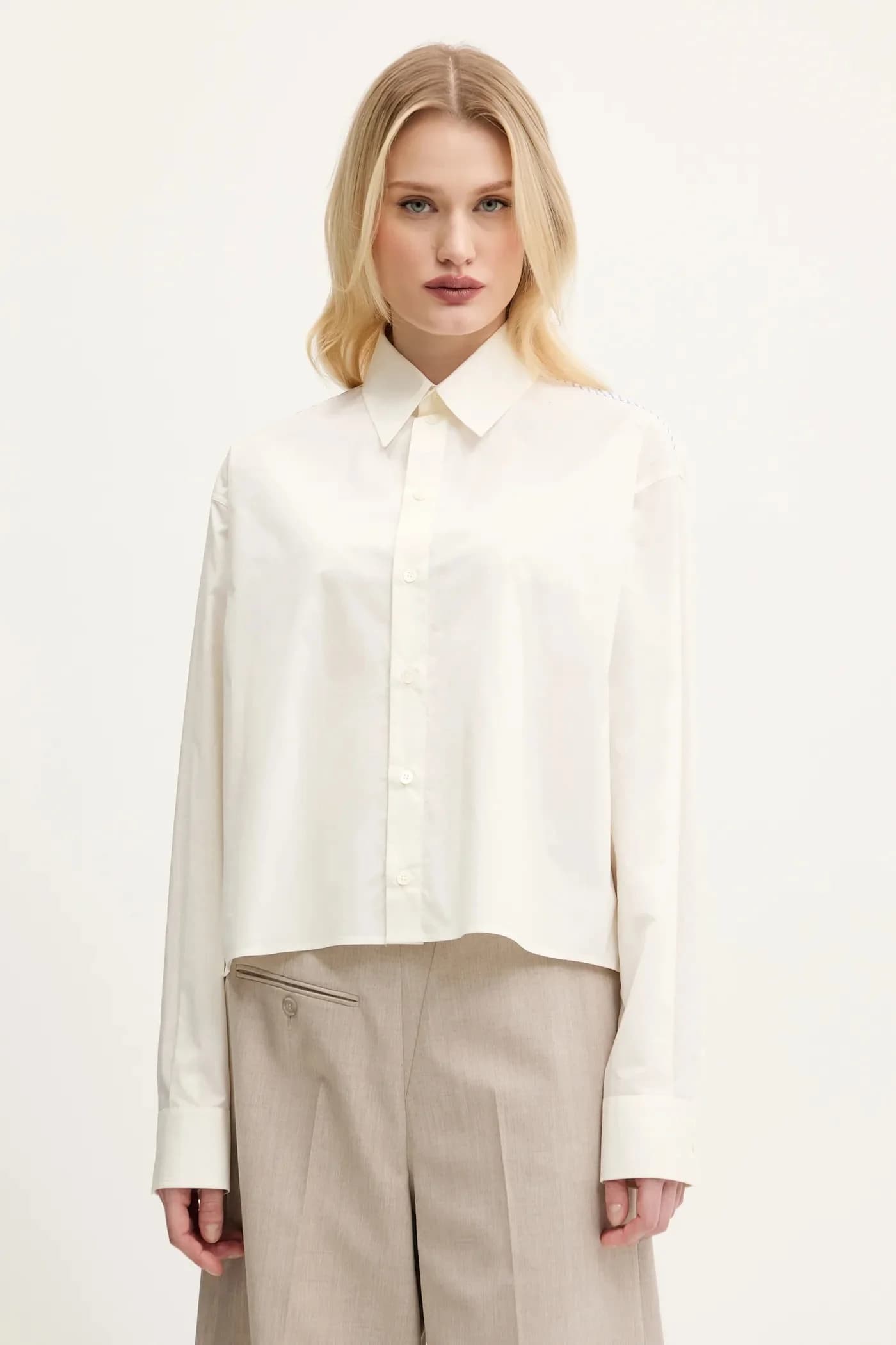 Хлопковая рубашка - фото 4