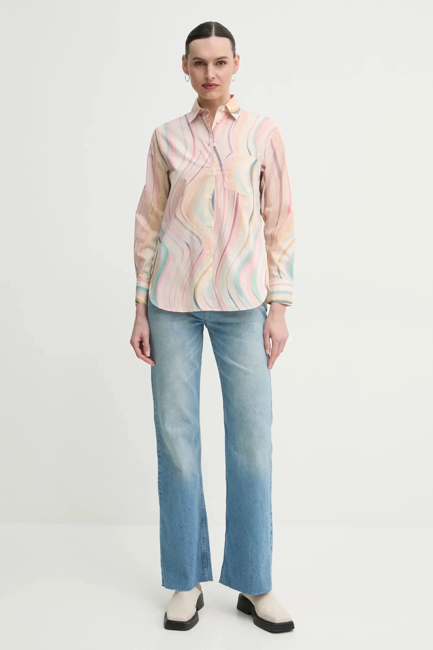 Хлопковая рубашка - фото 2