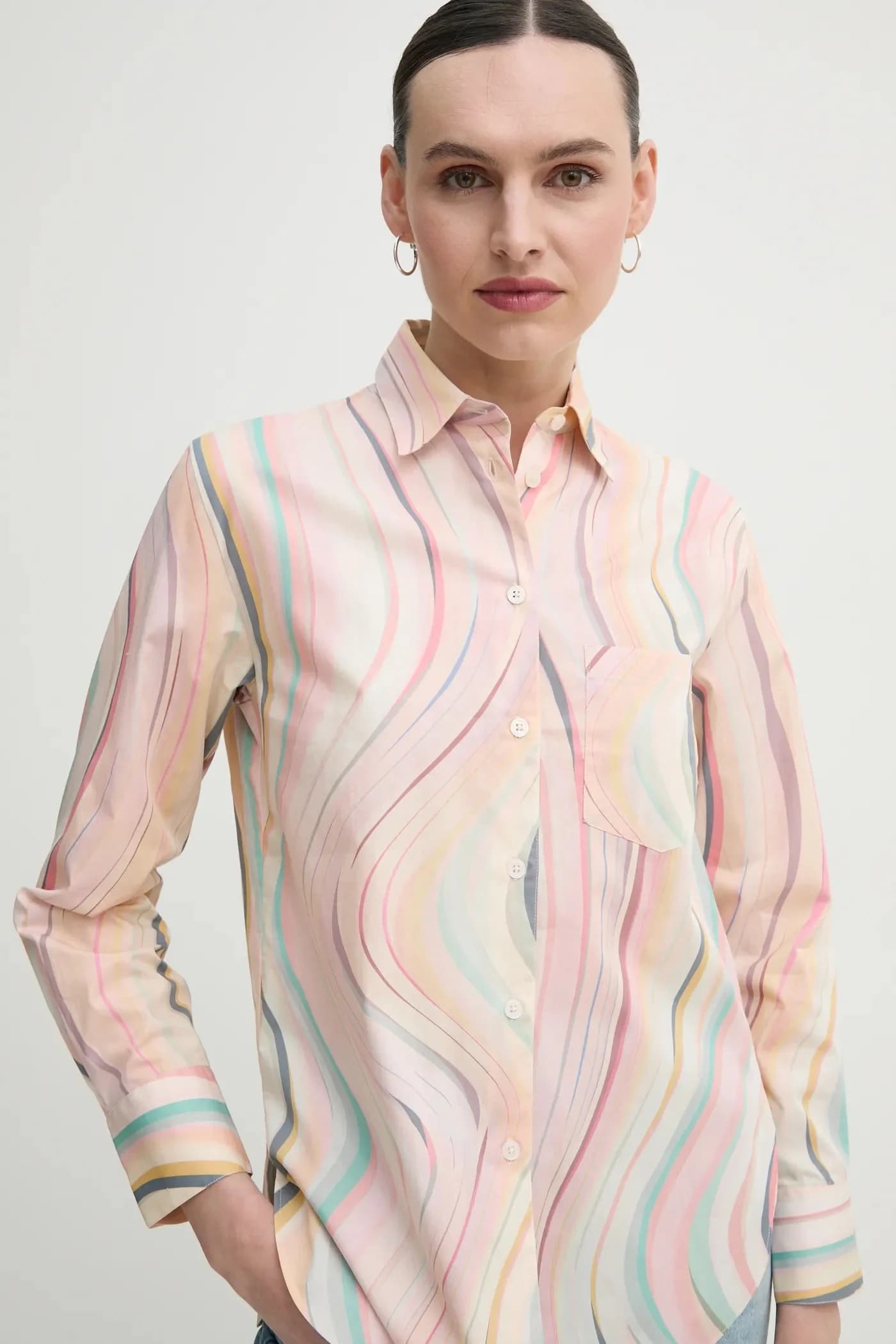 Хлопковая рубашка - фото 4