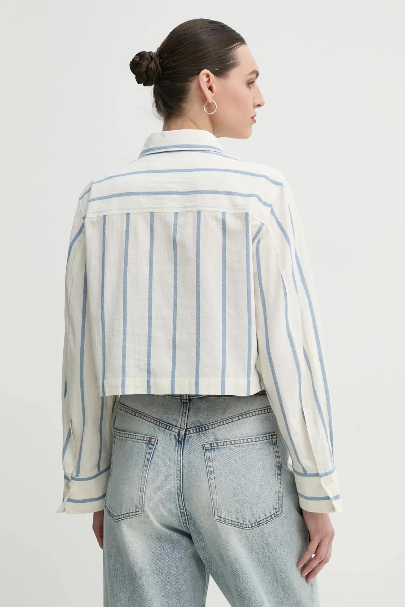 рубашка Issa из хлопка - фото 3