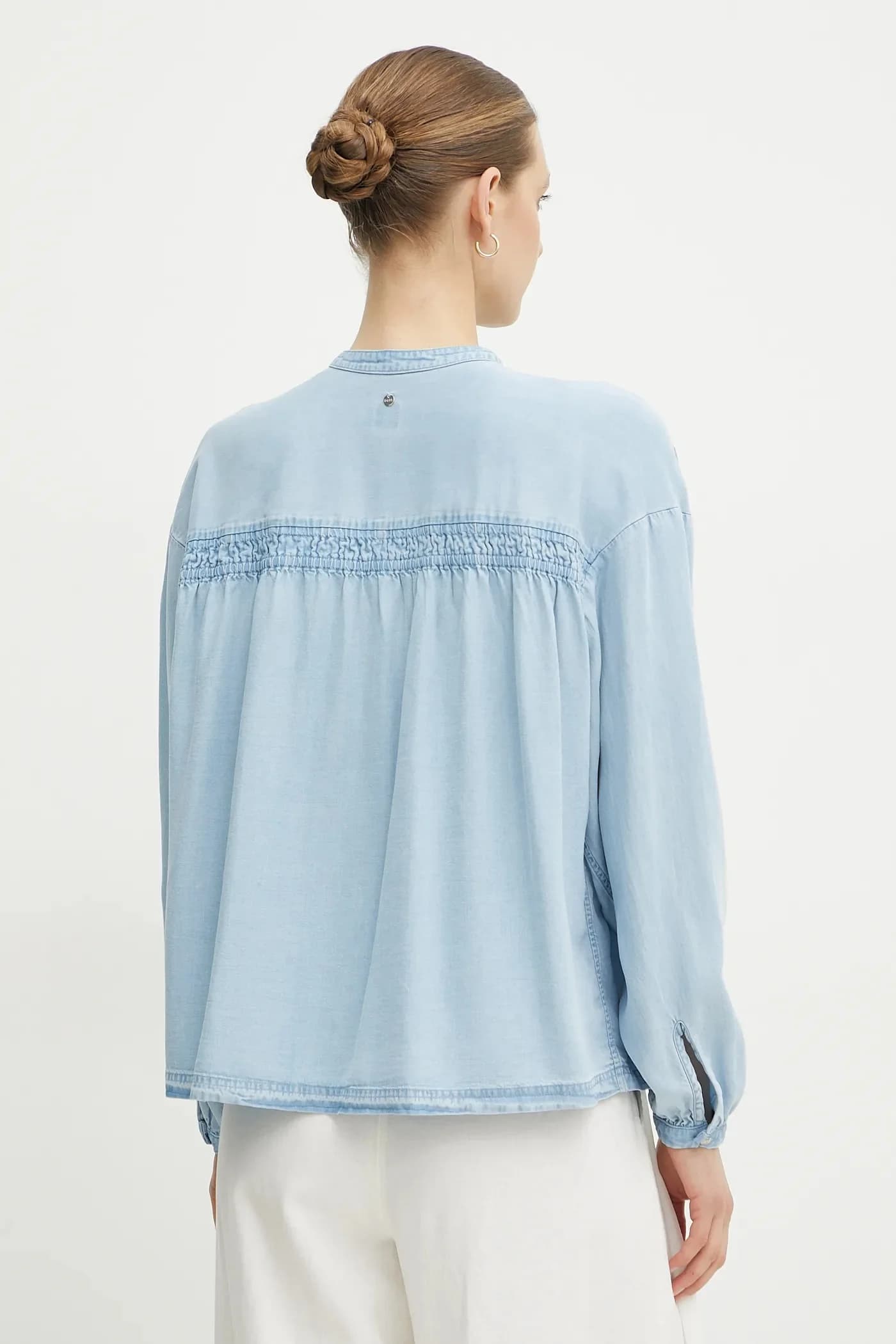 Джинсовая рубашка - фото 3