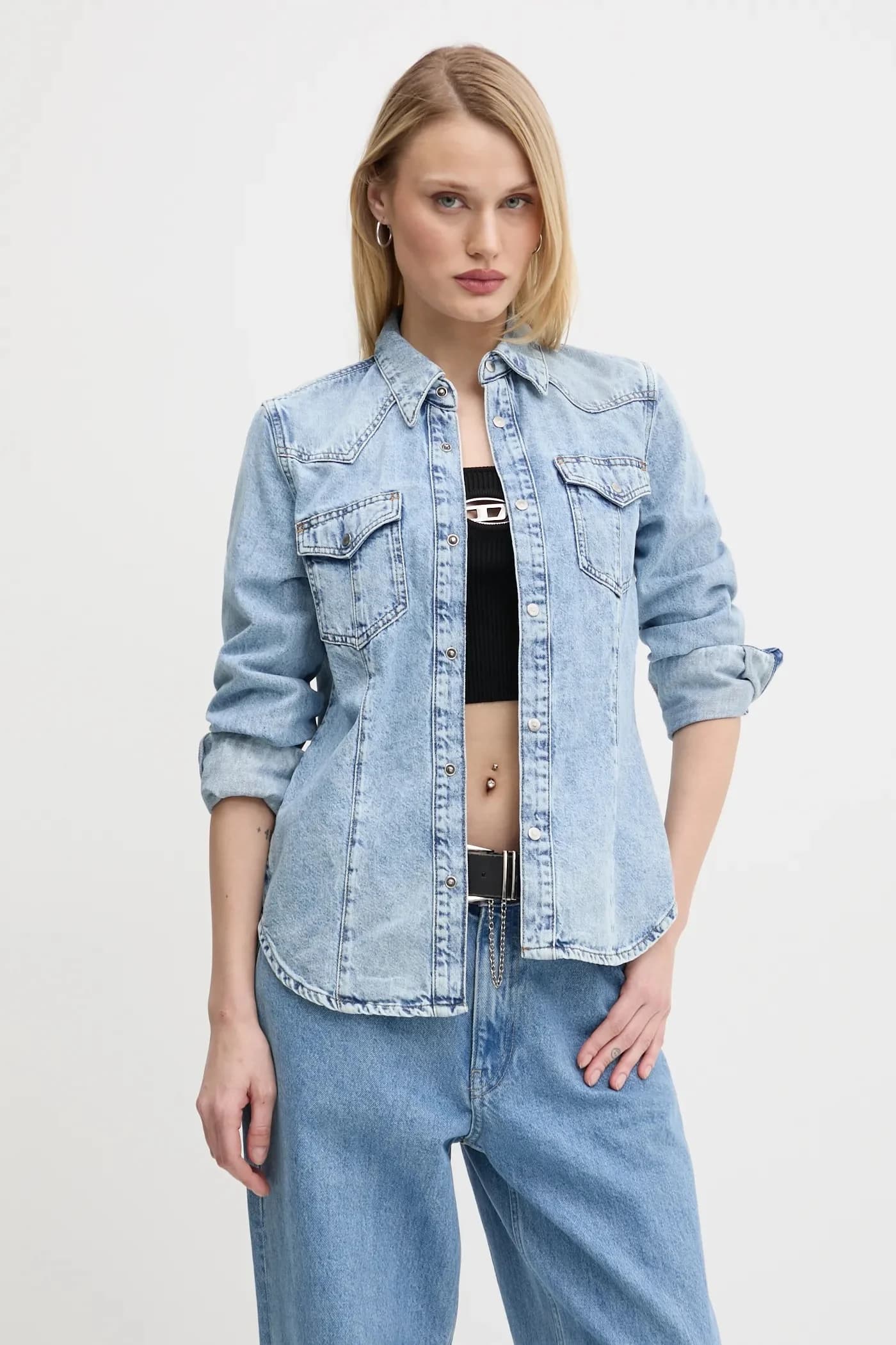 джинсовая рубашка DE-WAVES SHIRT