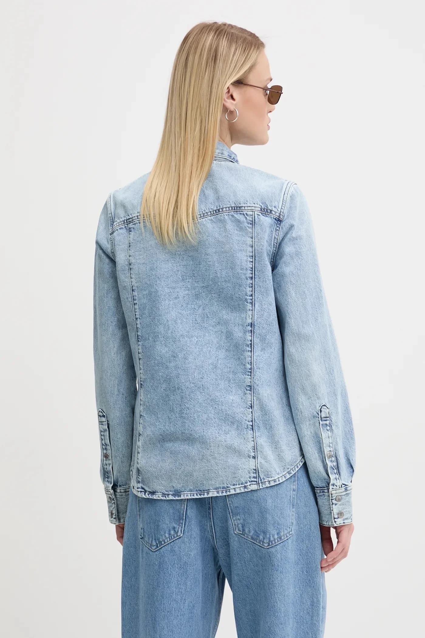 джинсовая рубашка DE-WAVES SHIRT - фото 3