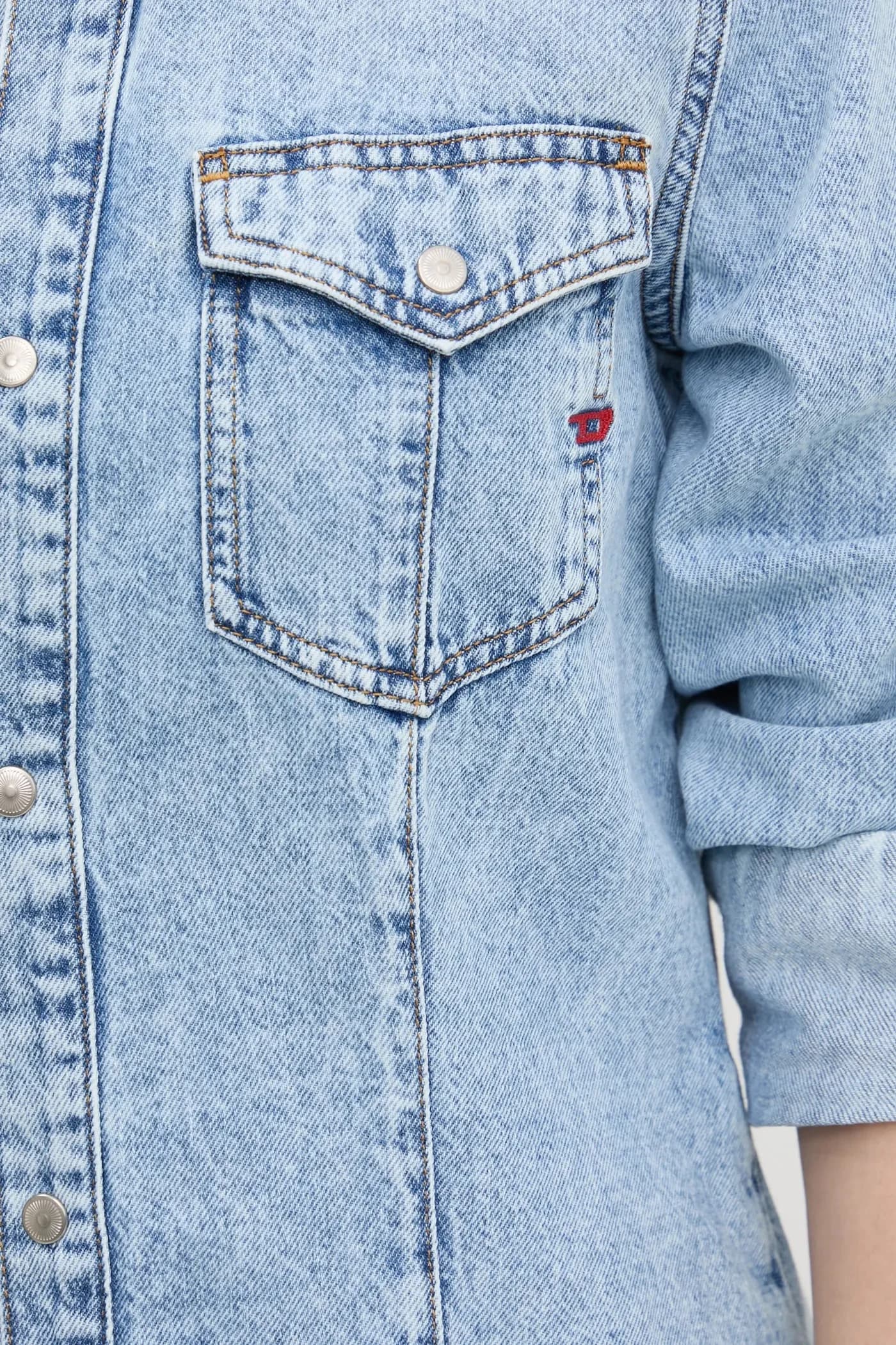 джинсовая рубашка DE-WAVES SHIRT - фото 6